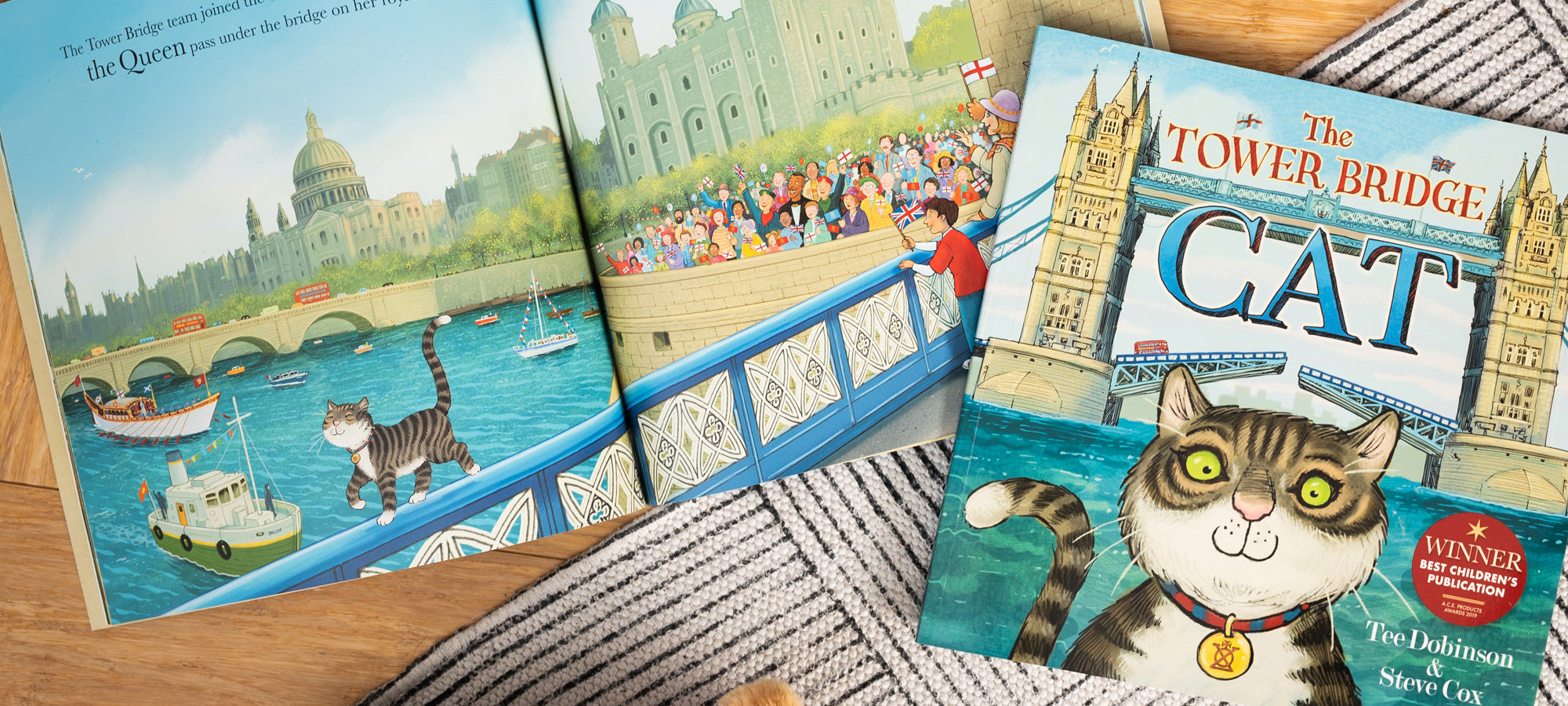 The Tower Bridge Cat books and exclusive merchandise