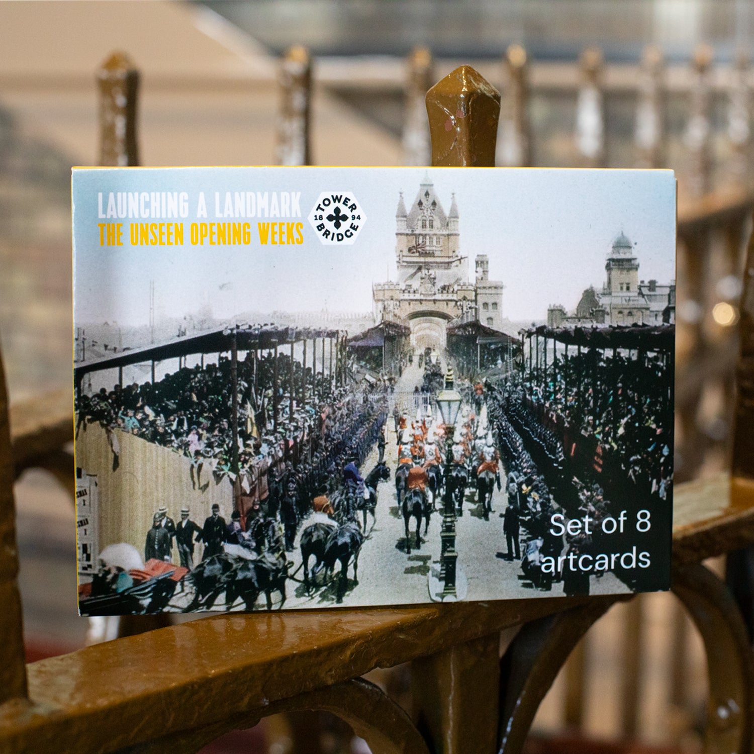 Tower Bridge Launching A Landmark - Set of 8 Artcards - Lifestyle 1