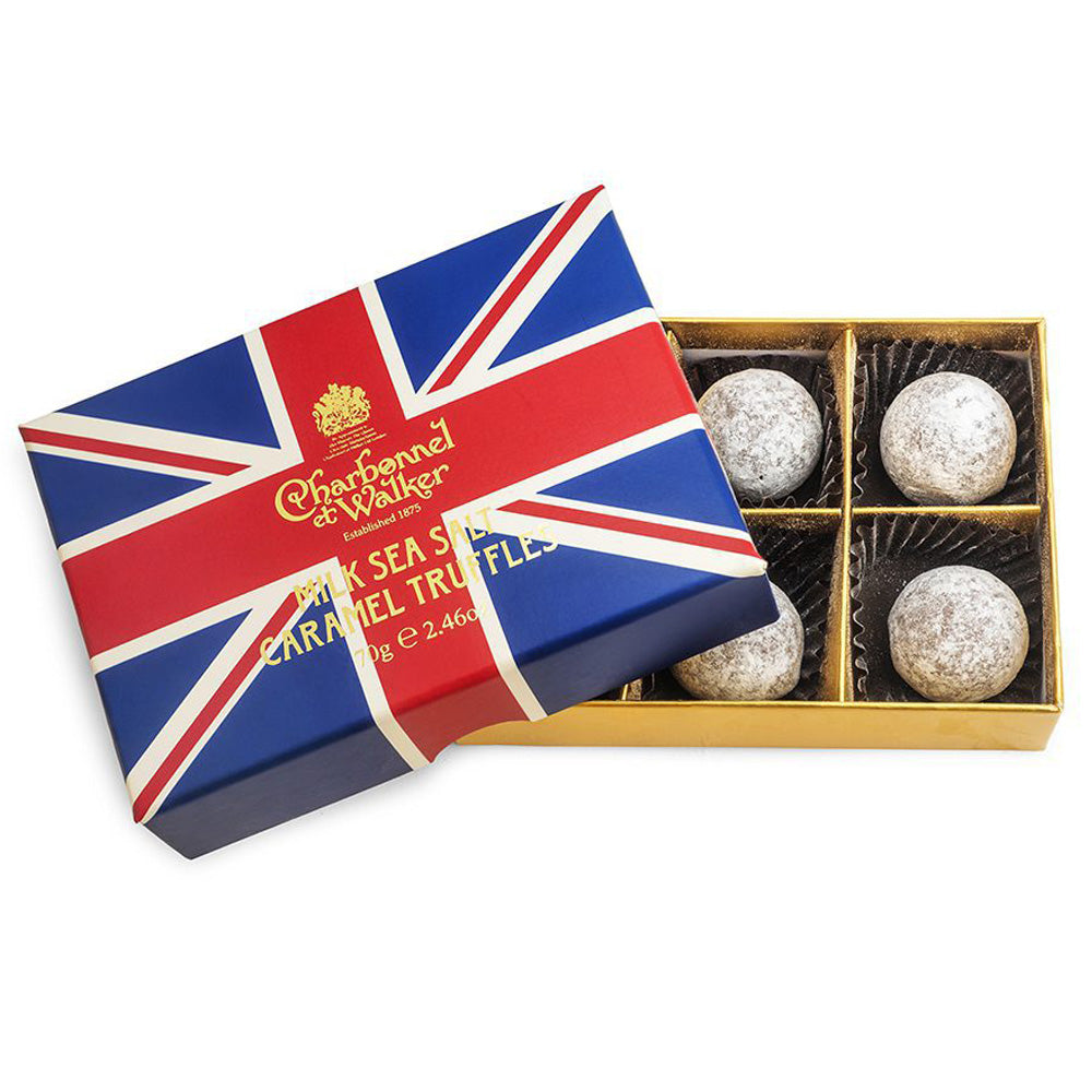 Union Jack Milk Sea Salt Caramel Truffles 1