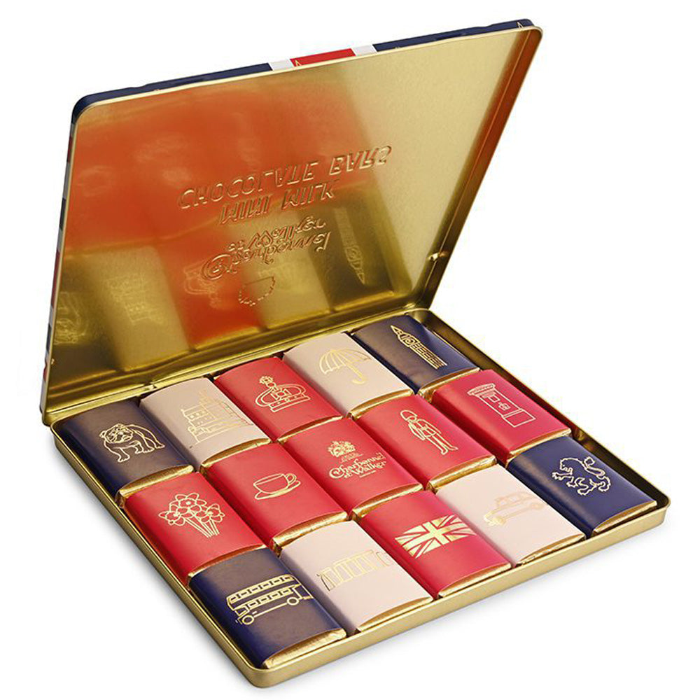 Union Jack Mini Milk Chocolate Bars Tin 2