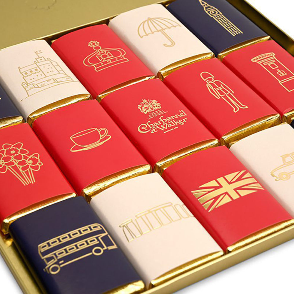 Union Jack Mini Milk Chocolate Bars Tin 4