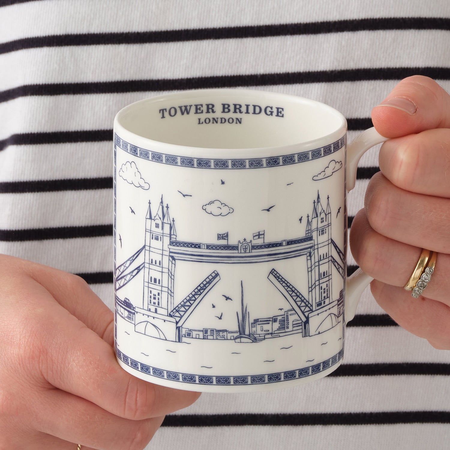 Tower Bridge Fine Bone China Mug by Victoria Eggs 1