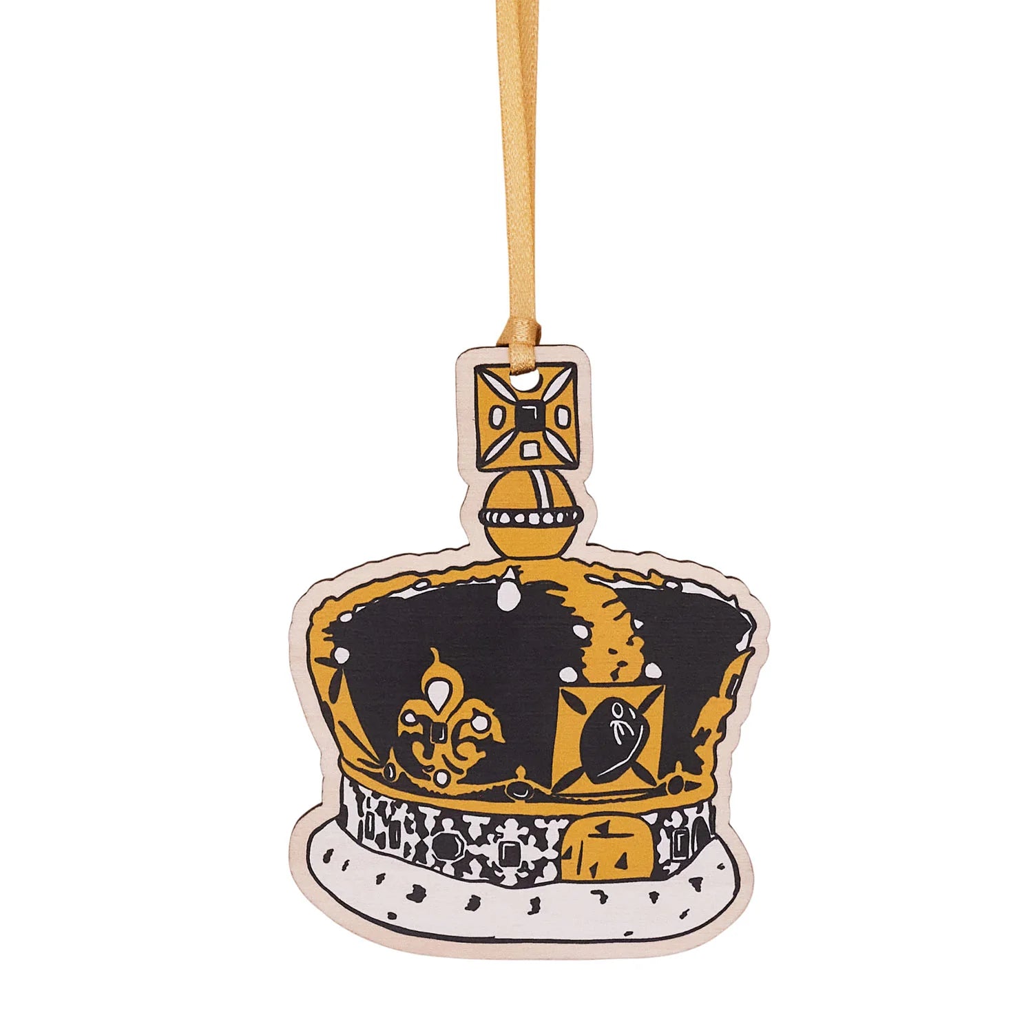 Victoria Eggs Crown Wooden Decoration 1