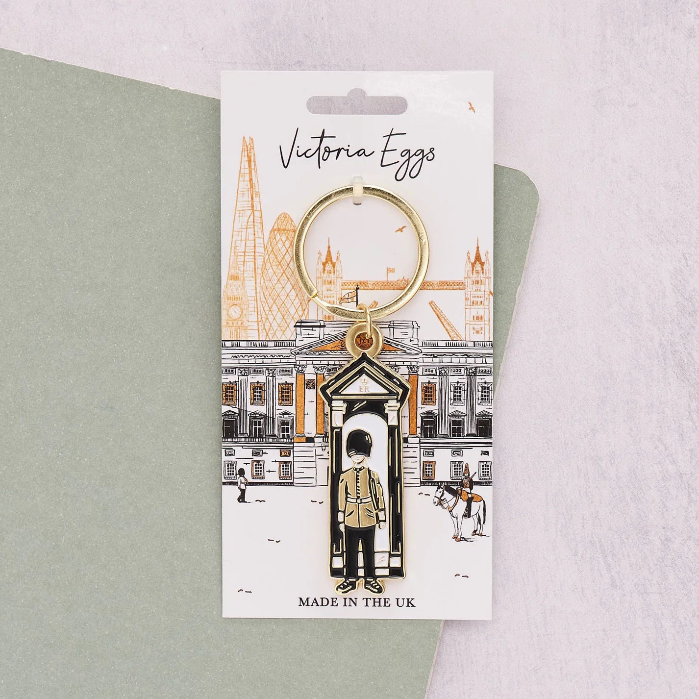 Victoria Eggs Kings Guard Keyring 1