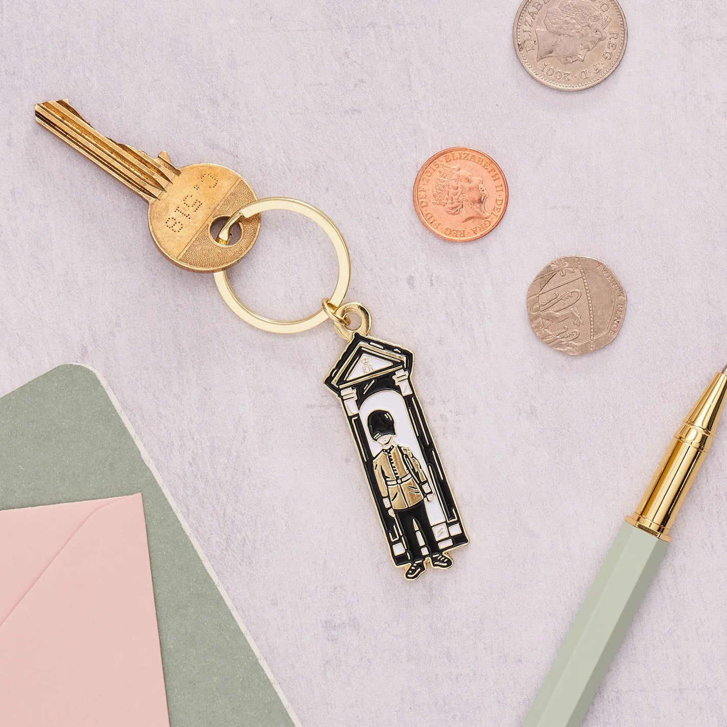 Victoria Eggs Kings Guard Keyring 3