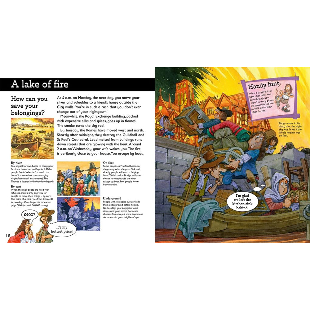 You Wouldn't Want To Be In The Great Fire Of London Book 4