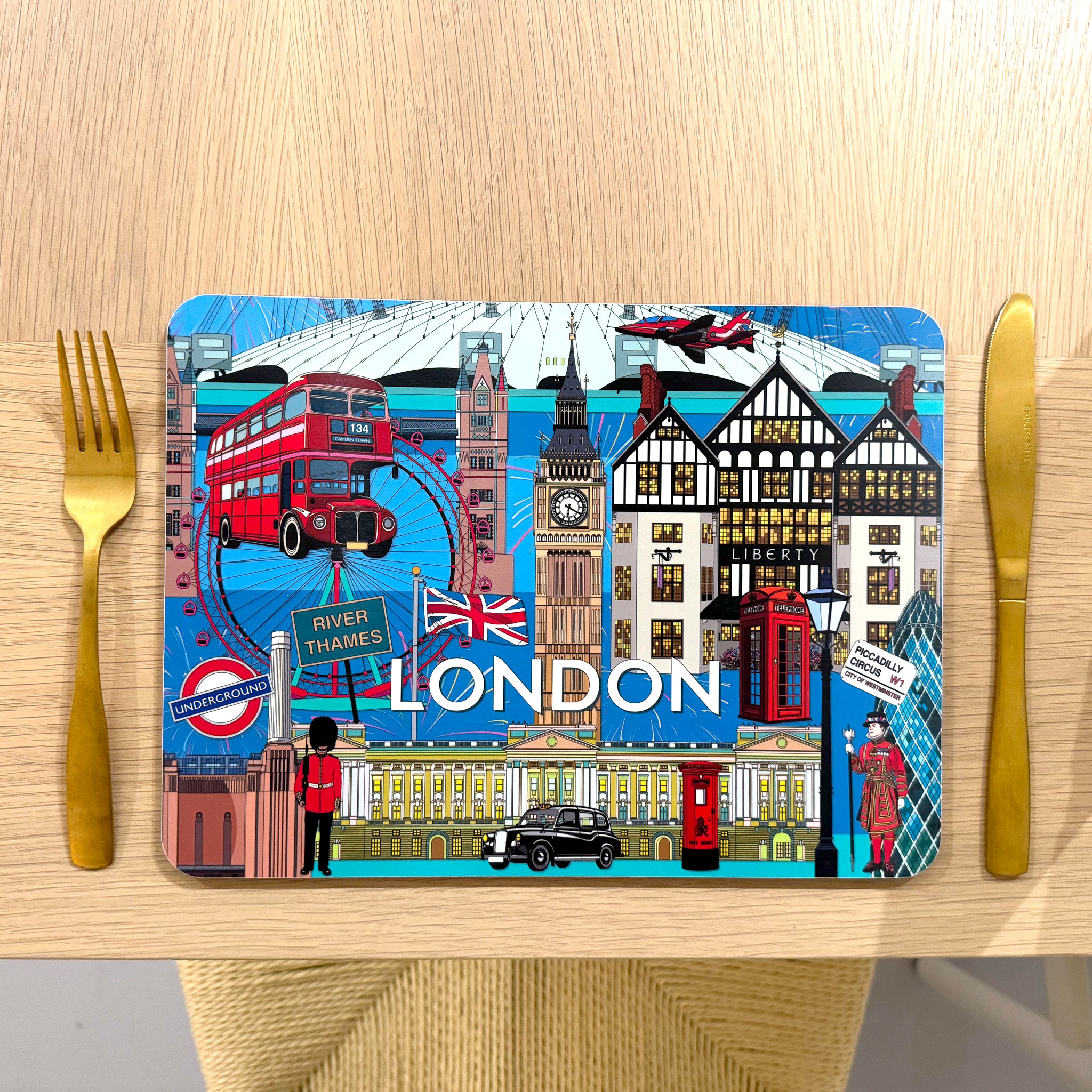 Bean & Bemble London City Rectangle Placemat