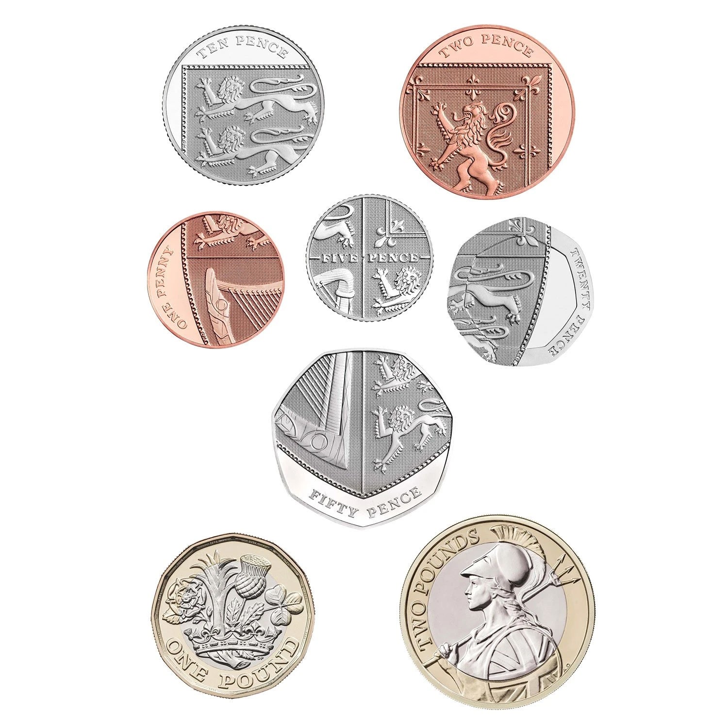 2022 United Kingdom Brilliant Uncirculated Annual Coin Set - Assembled shield