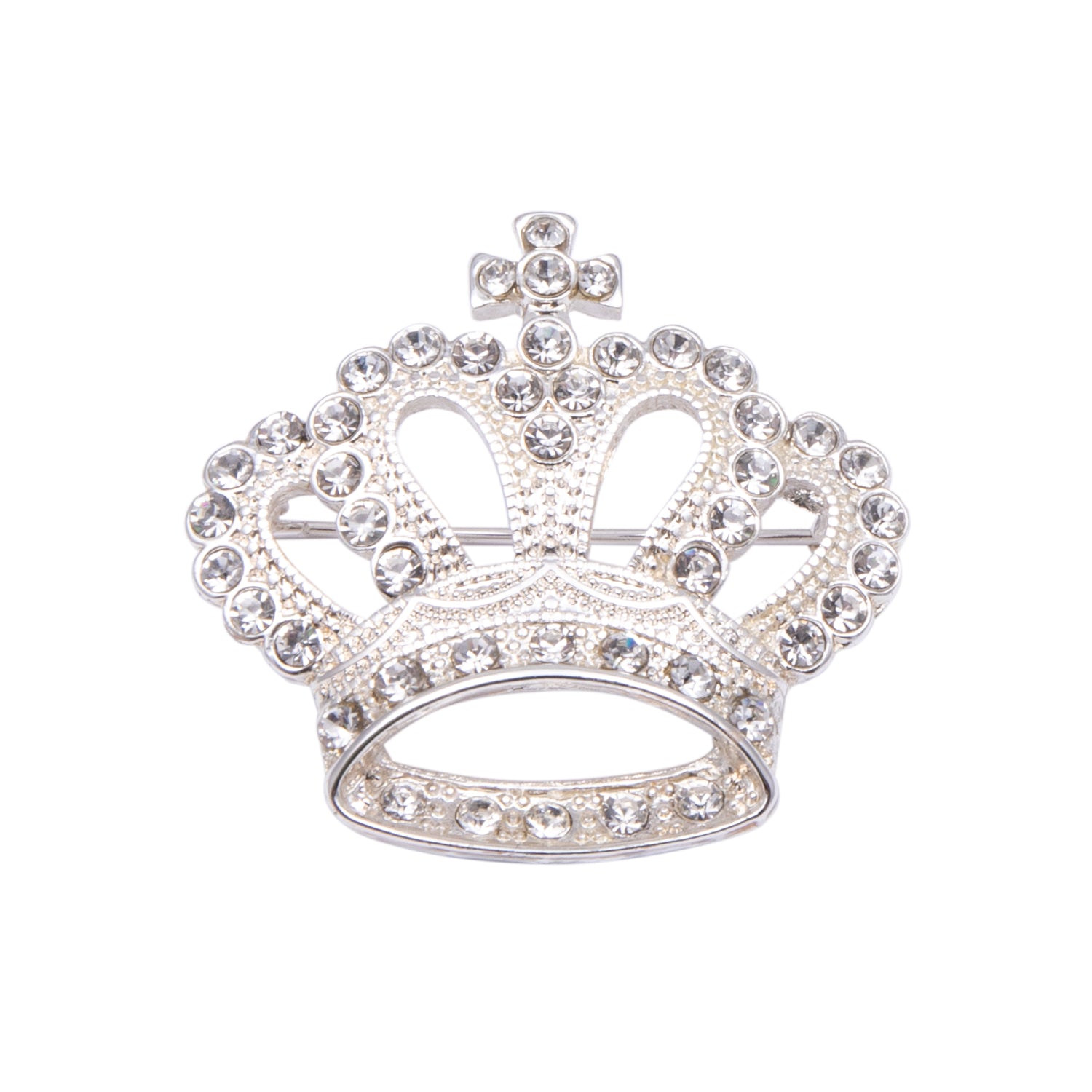 Alexander Thurlow Silver Crown Brooch Pin 1