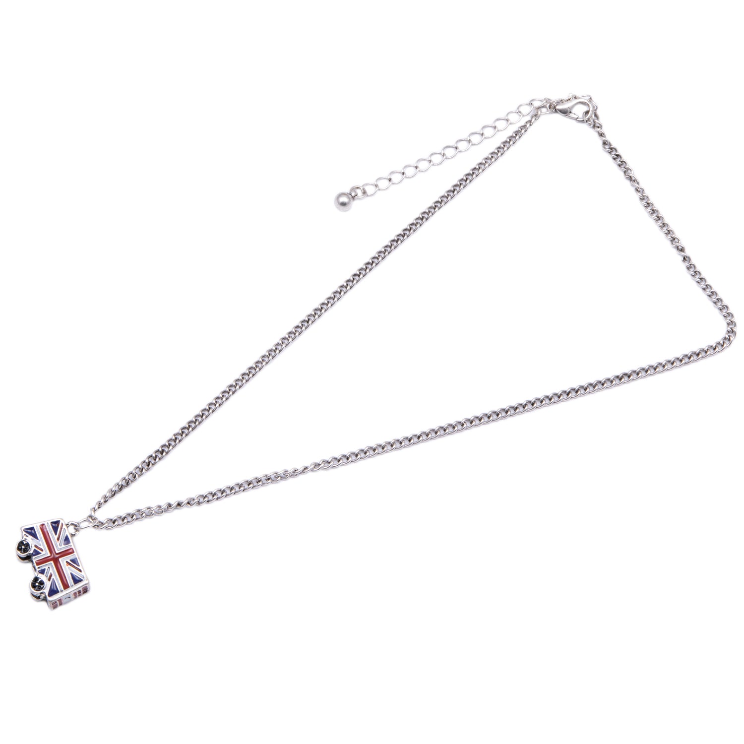 Alexander Thurlow Union Jack Bus Pendant Necklace 2