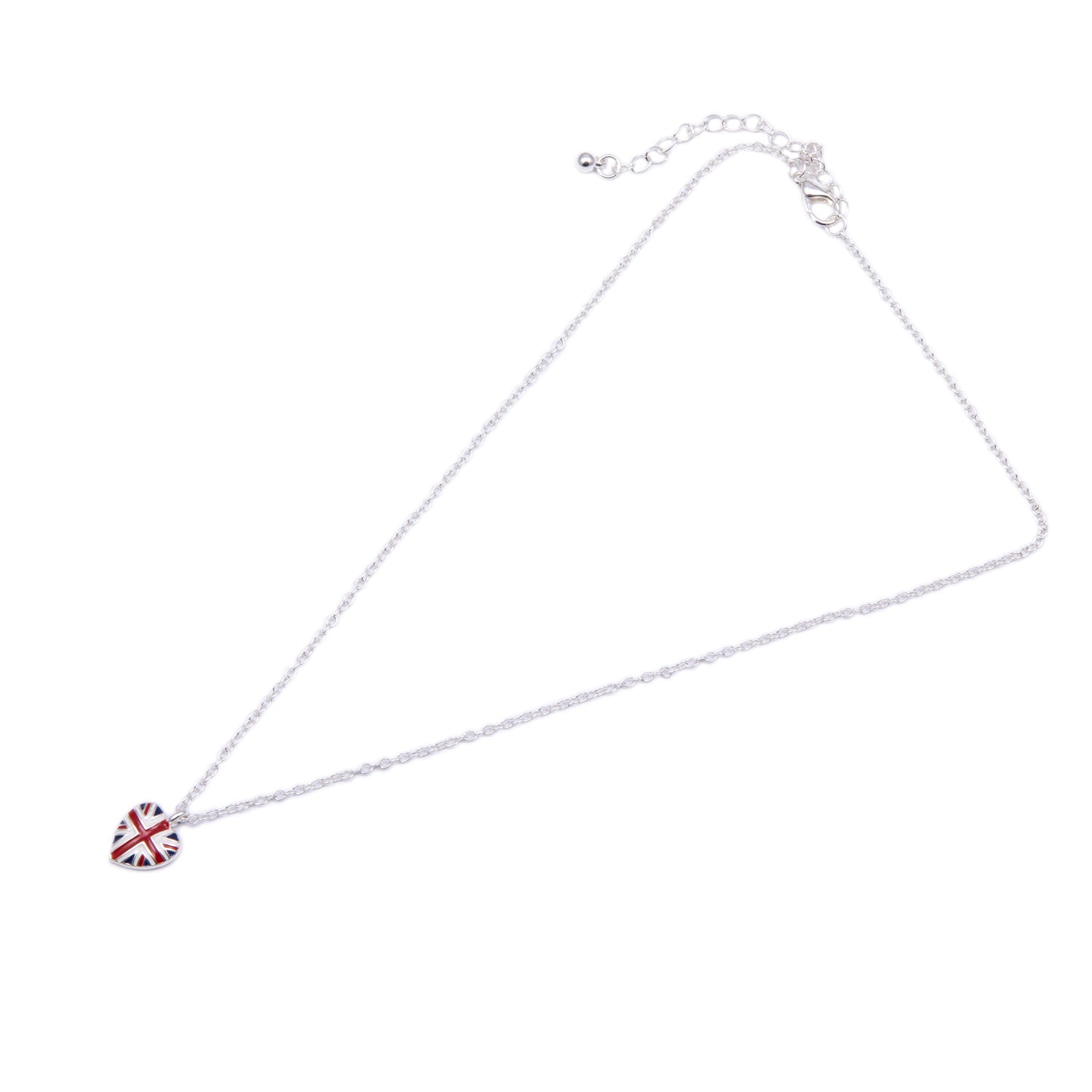 Alexander Thurlow Union Jack Heart Pendant Necklace 2