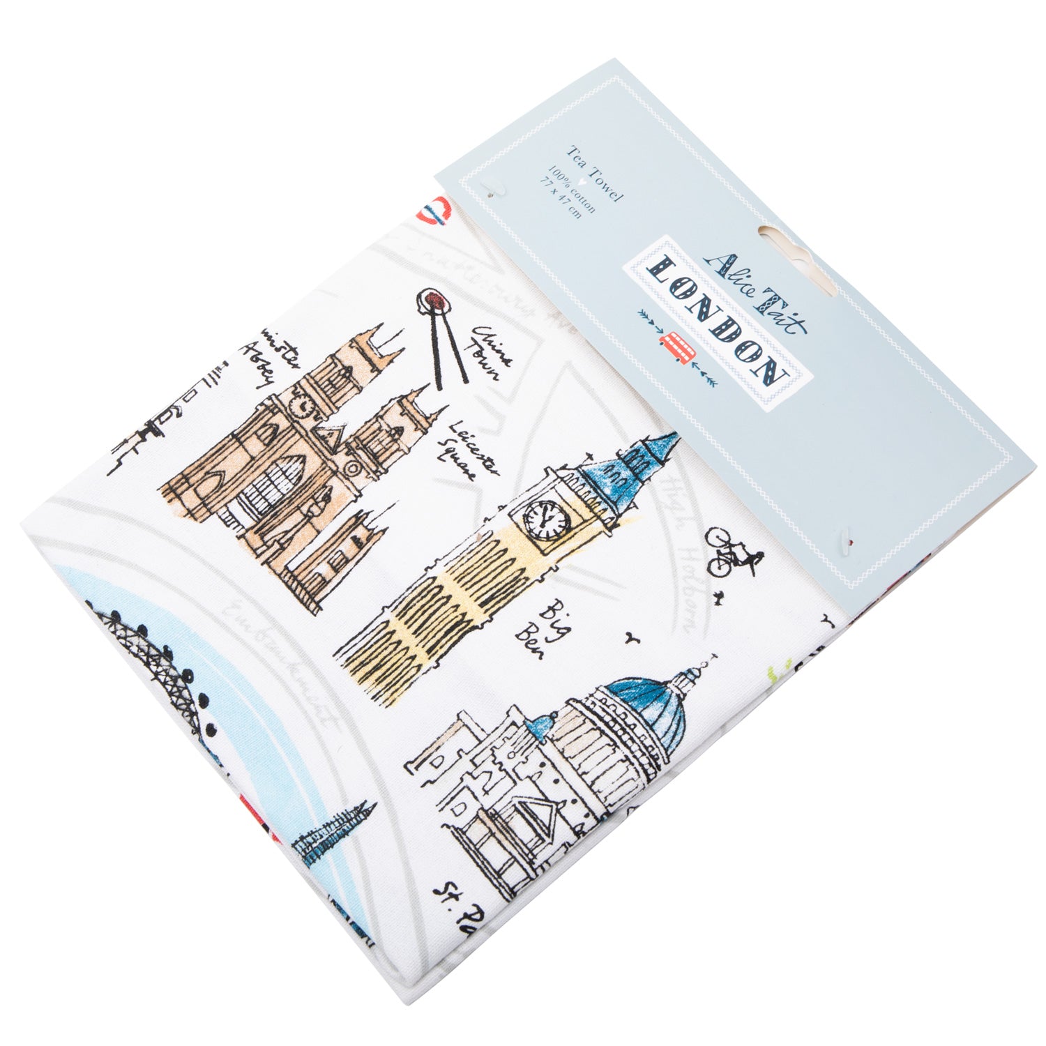 Alice Tait Map Tea Towel 2