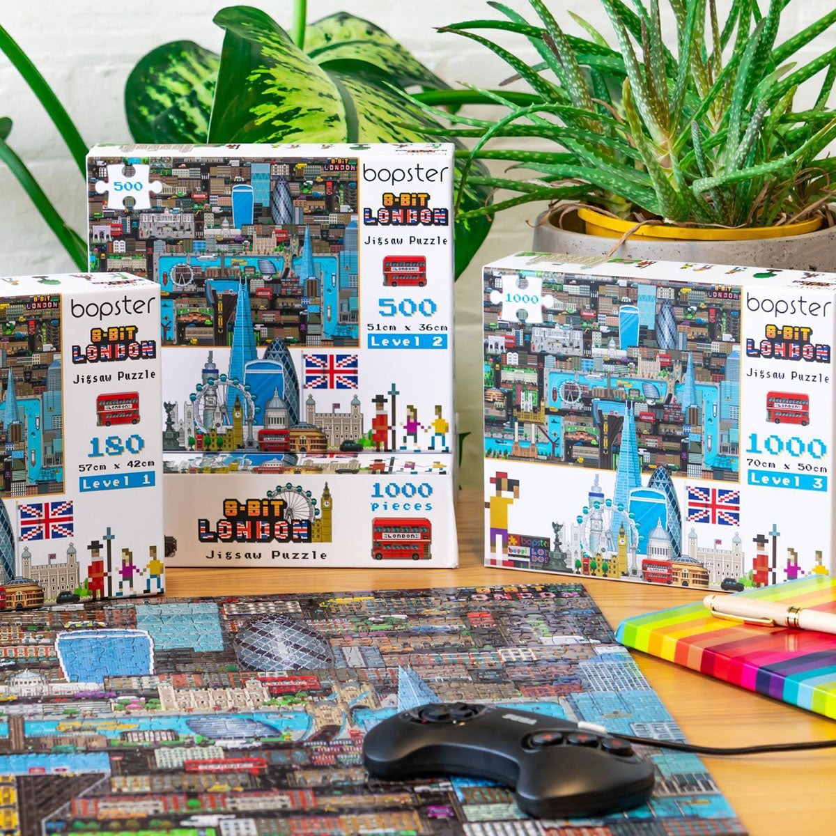 Bopster 8-Bit London Jigsaw Puzzle - 1000 Pieces 4