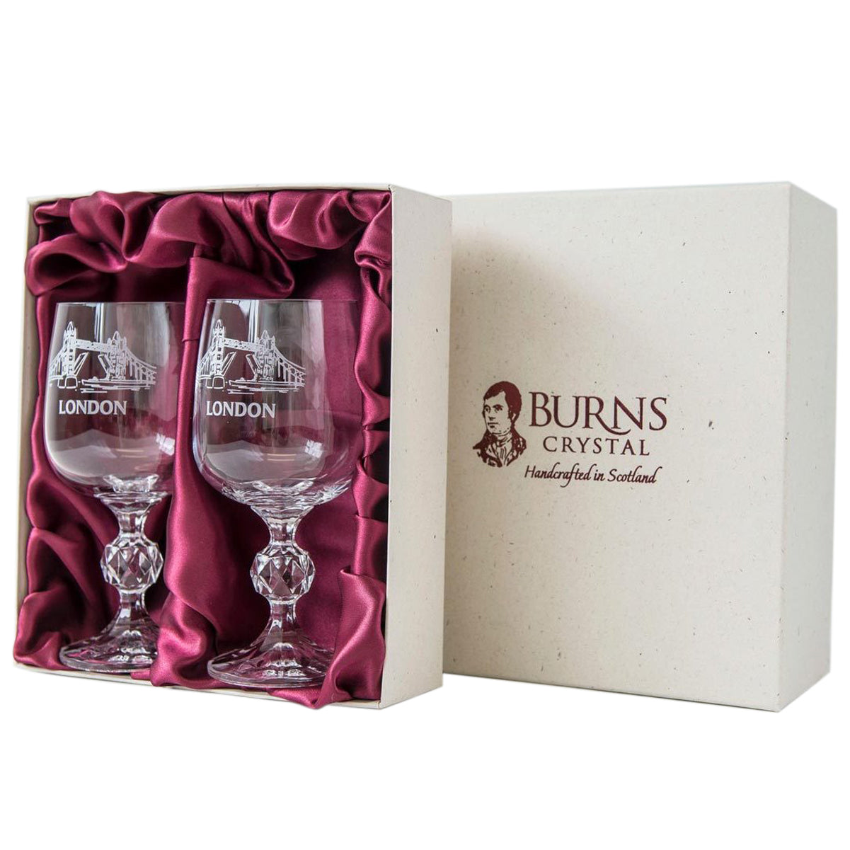 Tower Bridge Wine Glasses Boxed Set 1