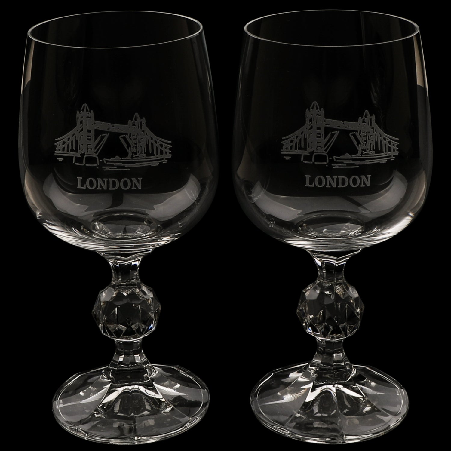 Tower Bridge Wine Glasses Boxed Set