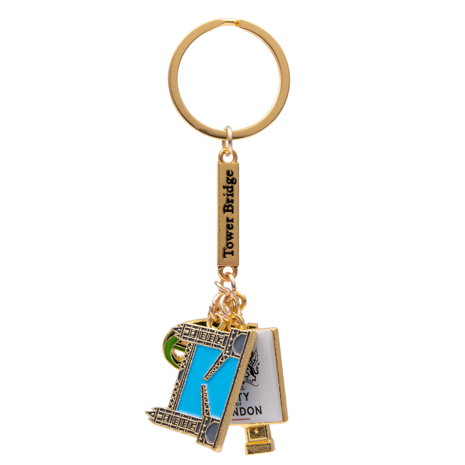 City Of London 4 Charm Keyring 2