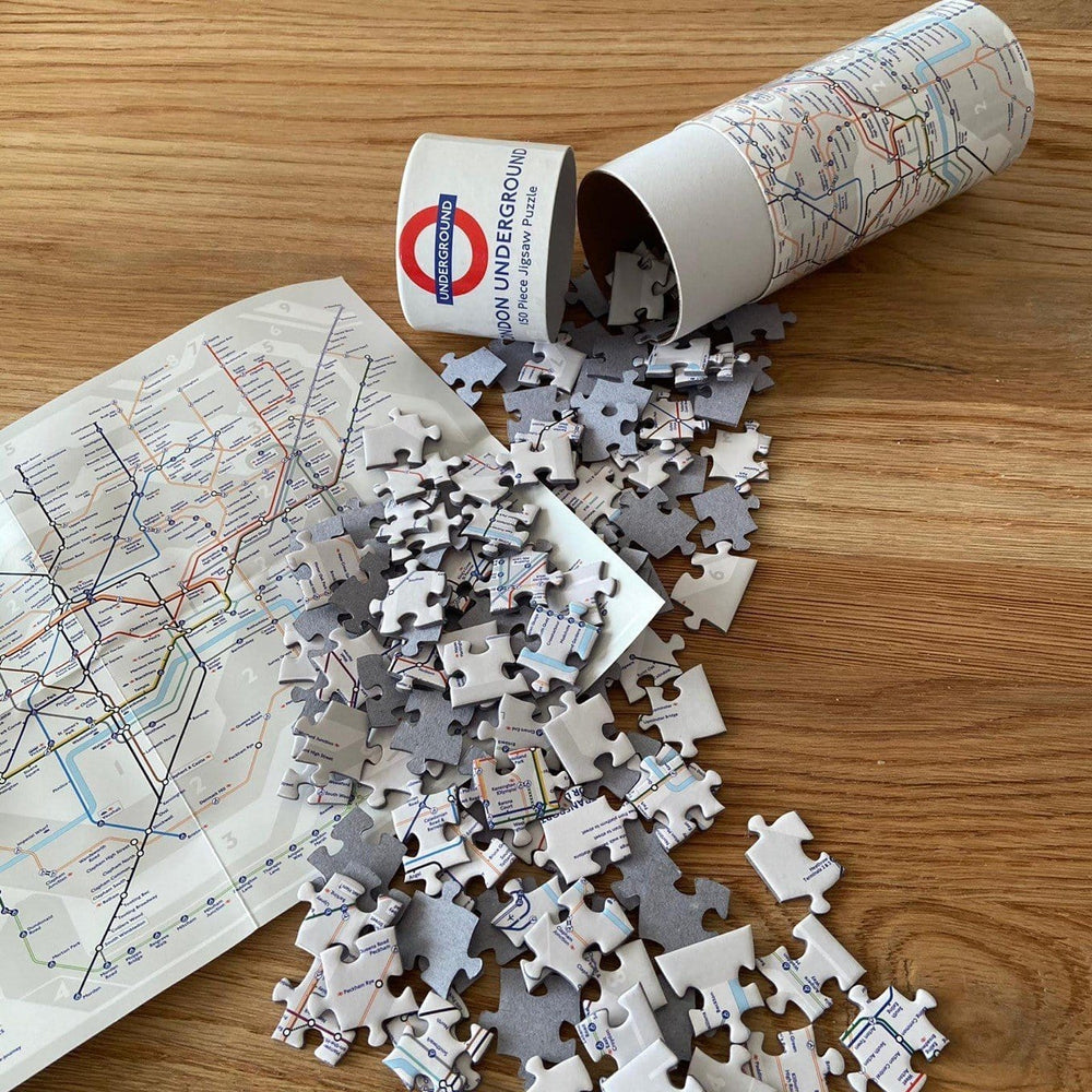 Gibsons TFL London Underground Map 150 Piece Puzzle In Tube 2