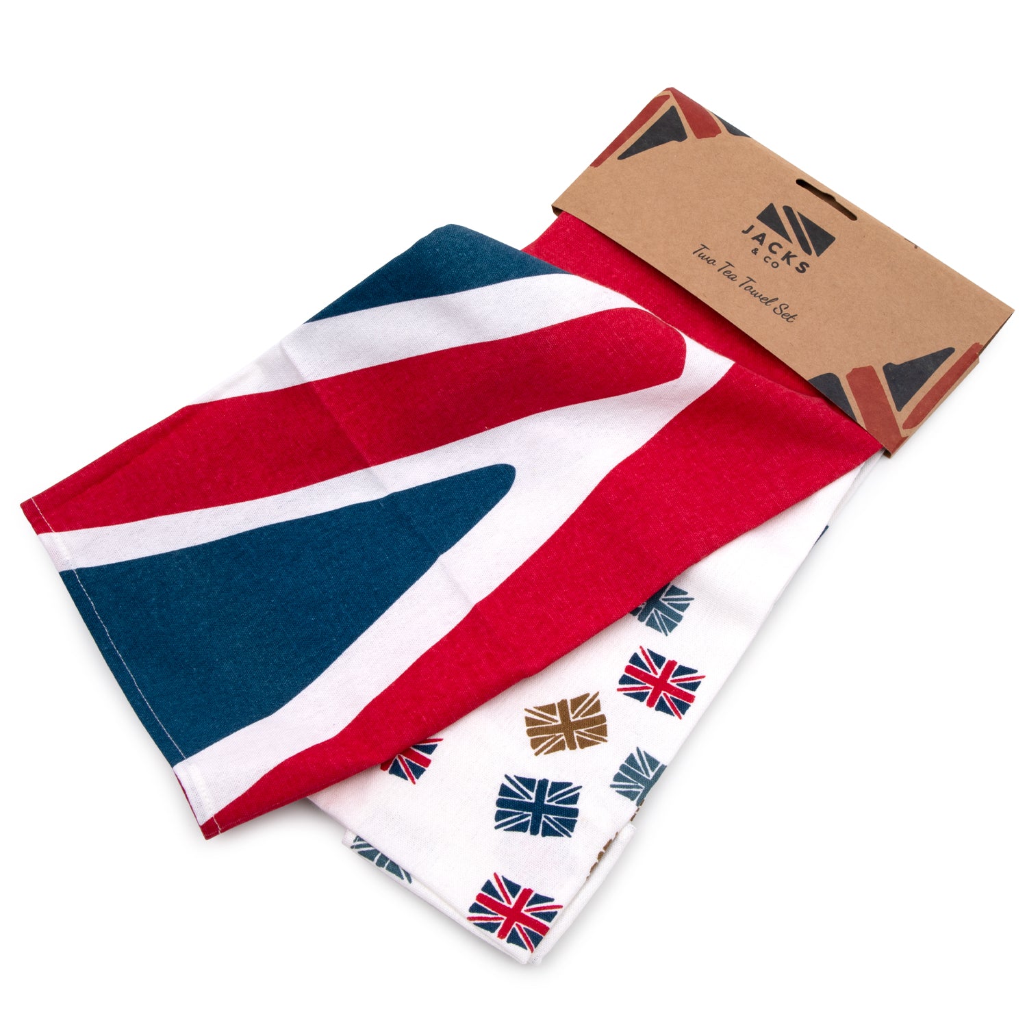 Jacks & Co Union Jack Tea Towels Set