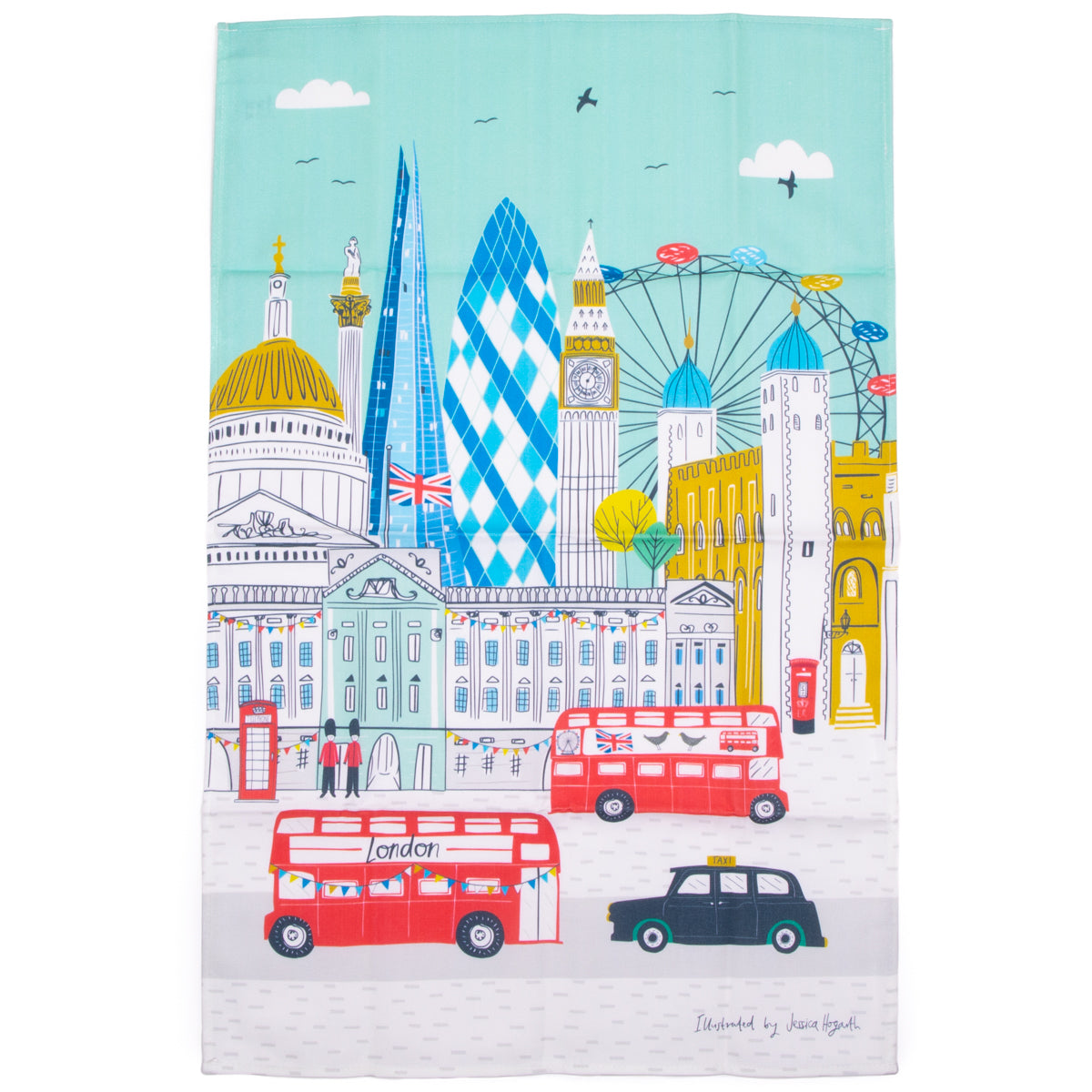 Jessica Hogarth Skyline Tea Towel 1