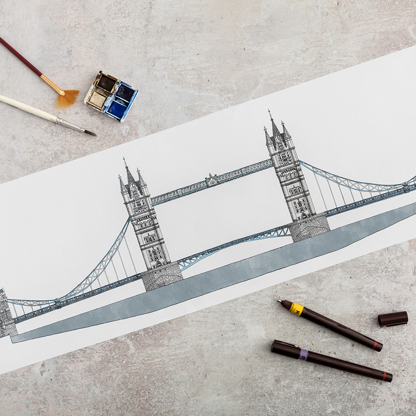 Katherine Jones Tower Bridge Print - Limited & Signed 1