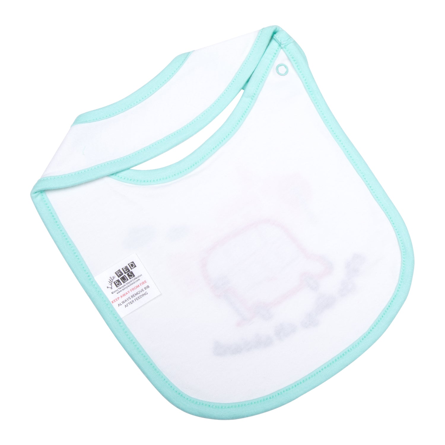 Little Red Bus All Aboard Baby Bib 3
