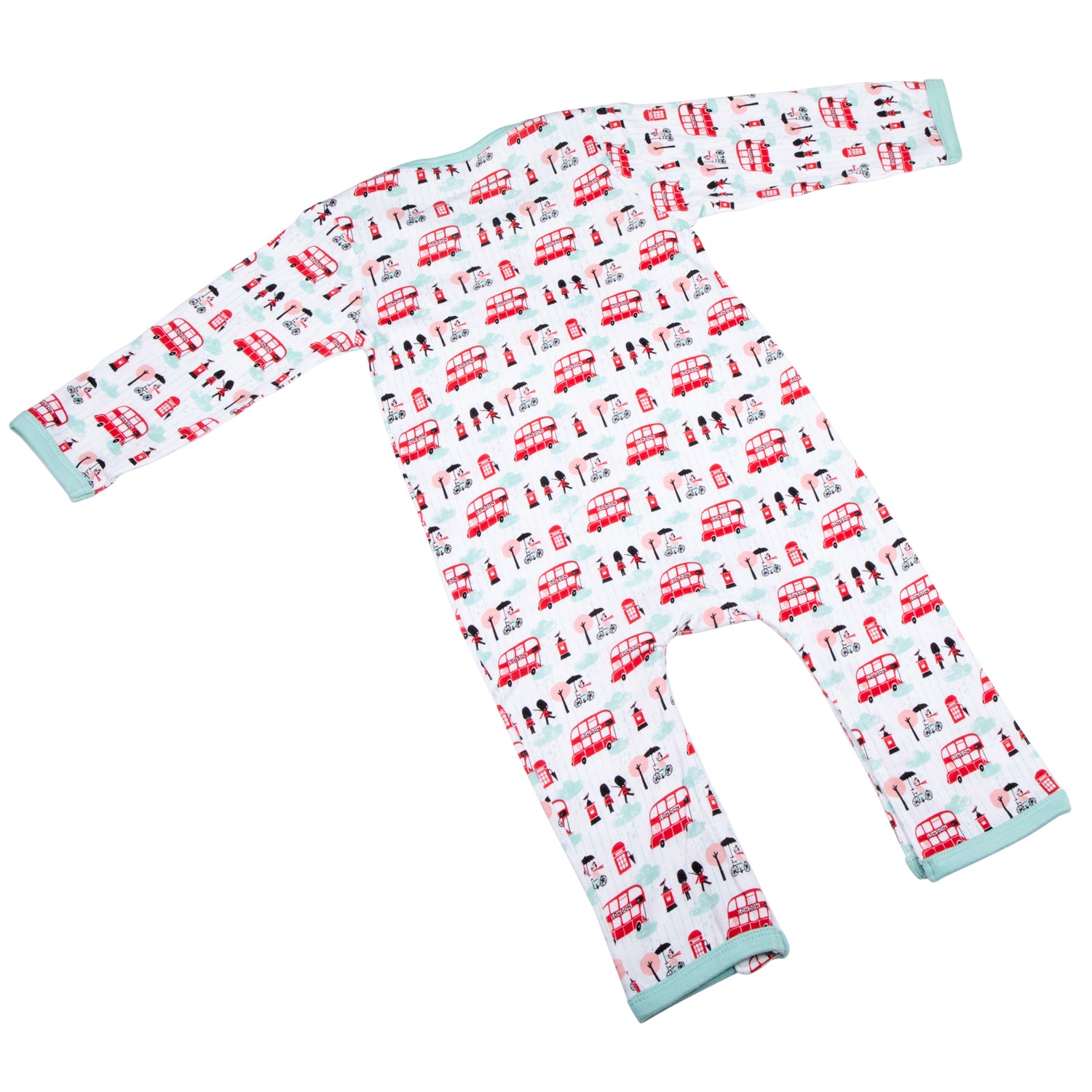 Little Red Bus Baby Romper