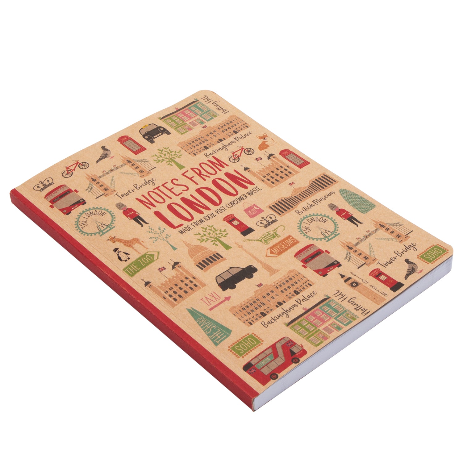 London Adventures A5 Softcover Kraft Notebook 2