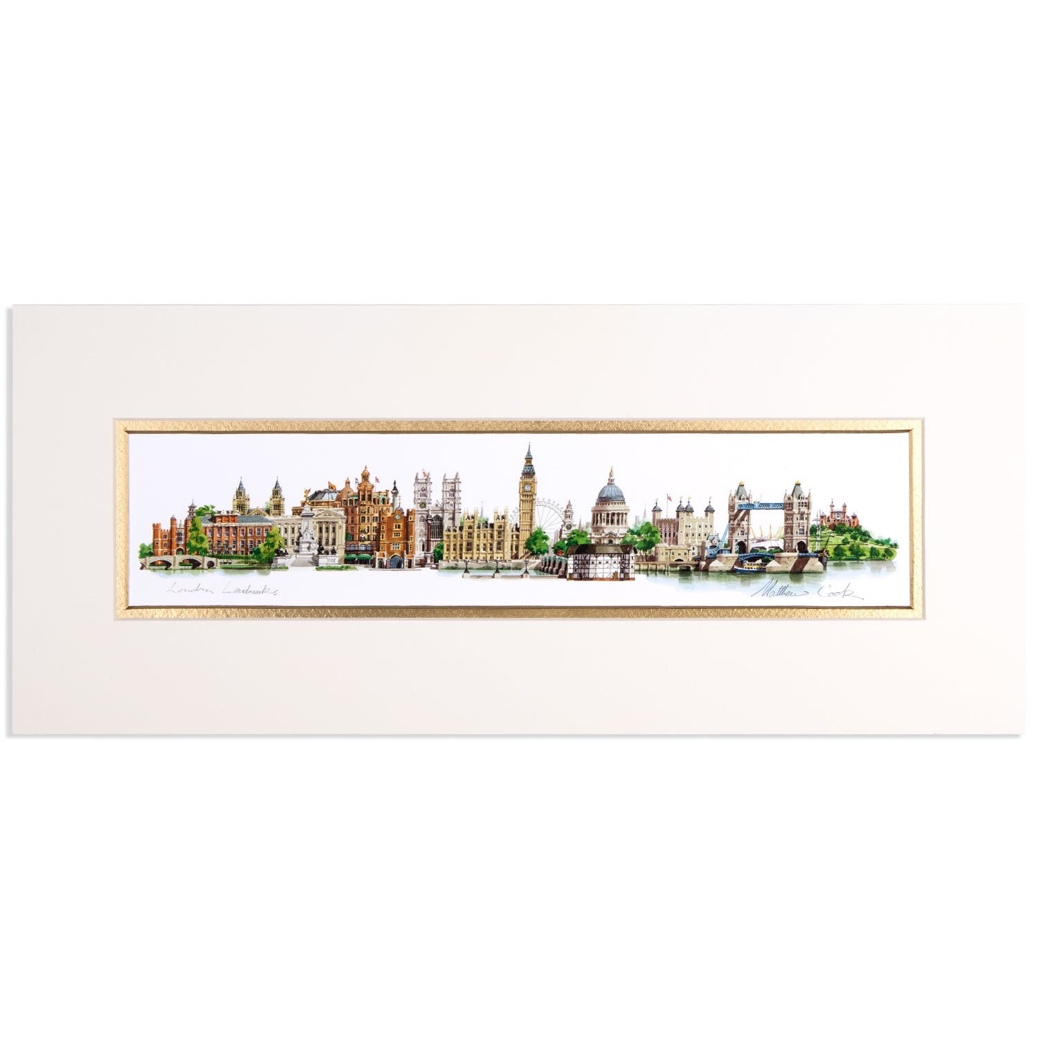 London Landmark Mounted Print