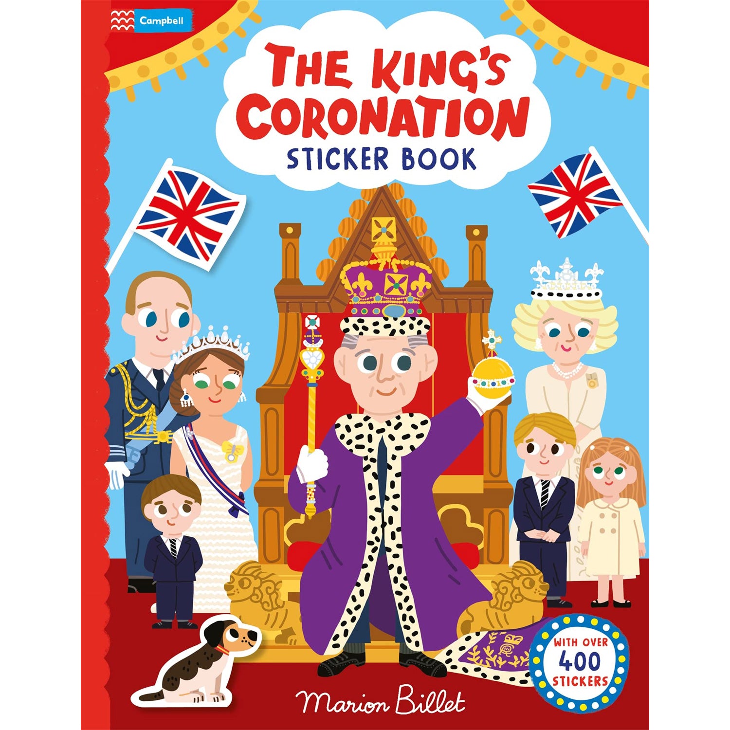 The King's Coronation Sticker Book by Marion Billet 1