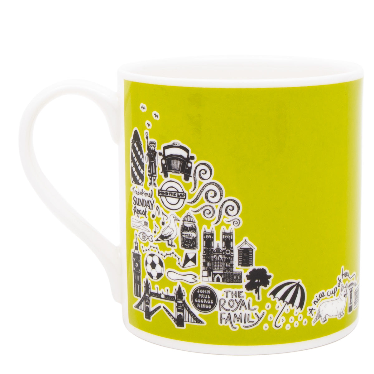 Martha Mitchell British Mug - Green 2