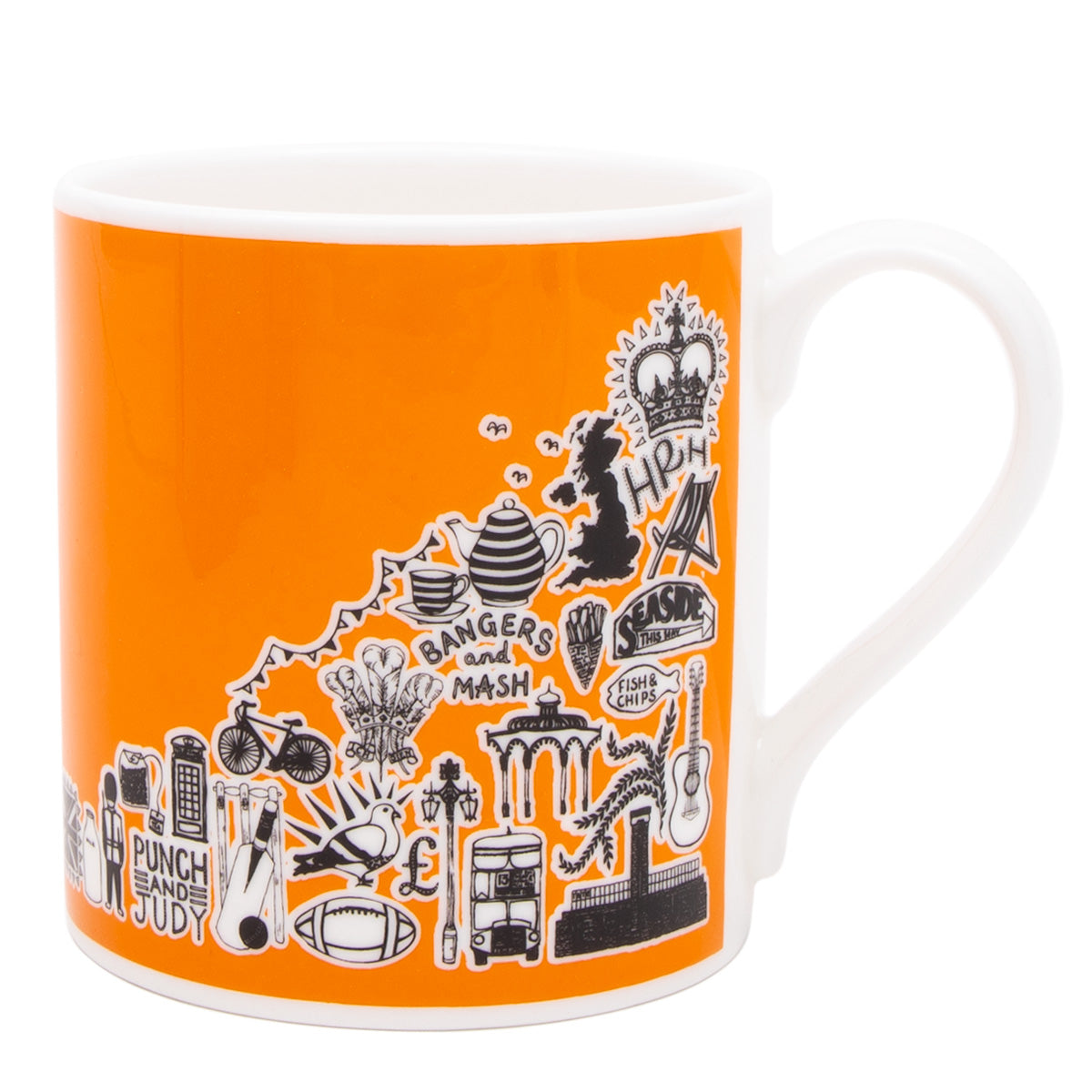 Martha Mitchell British Mug - Orange 1