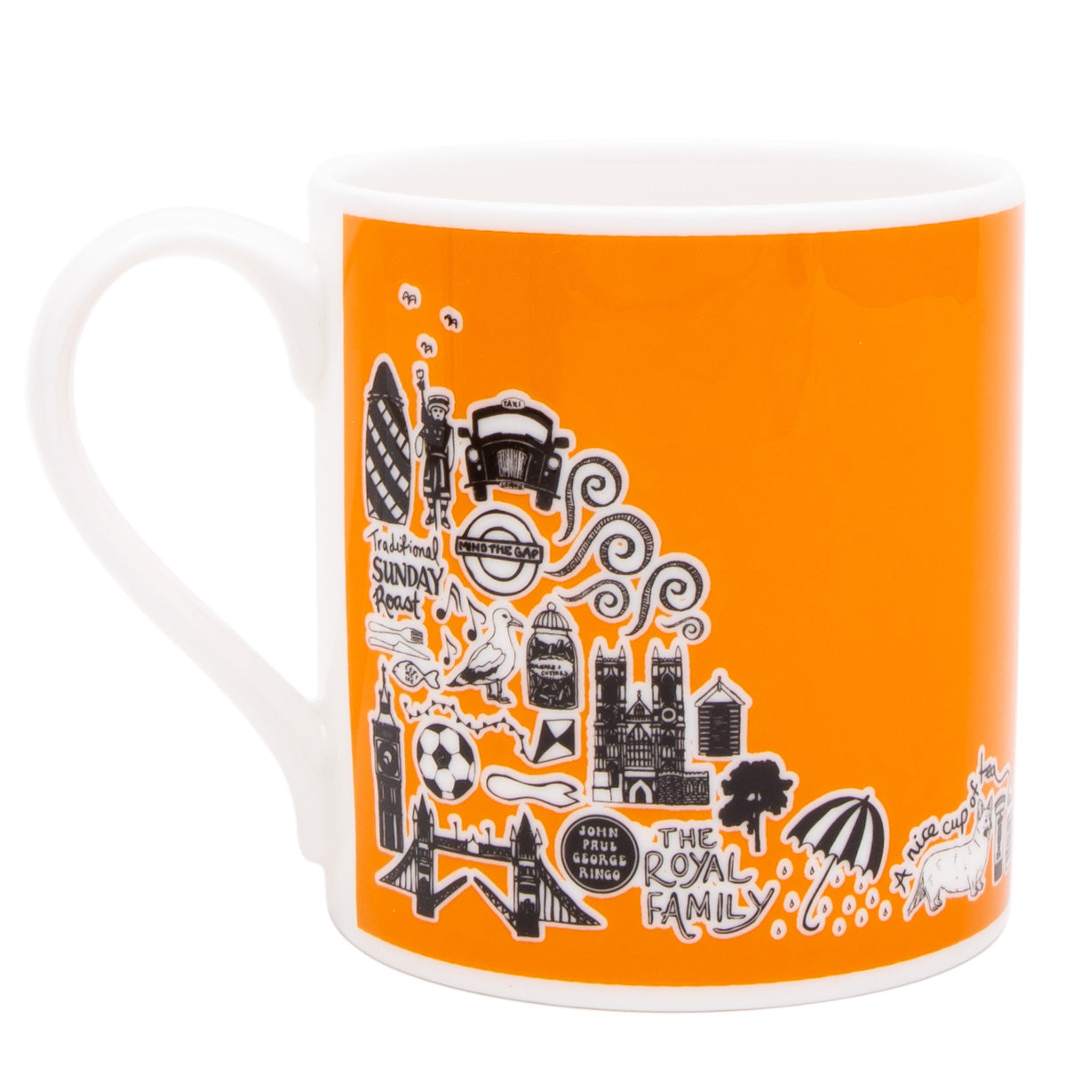 Martha Mitchell British Mug - Orange 2