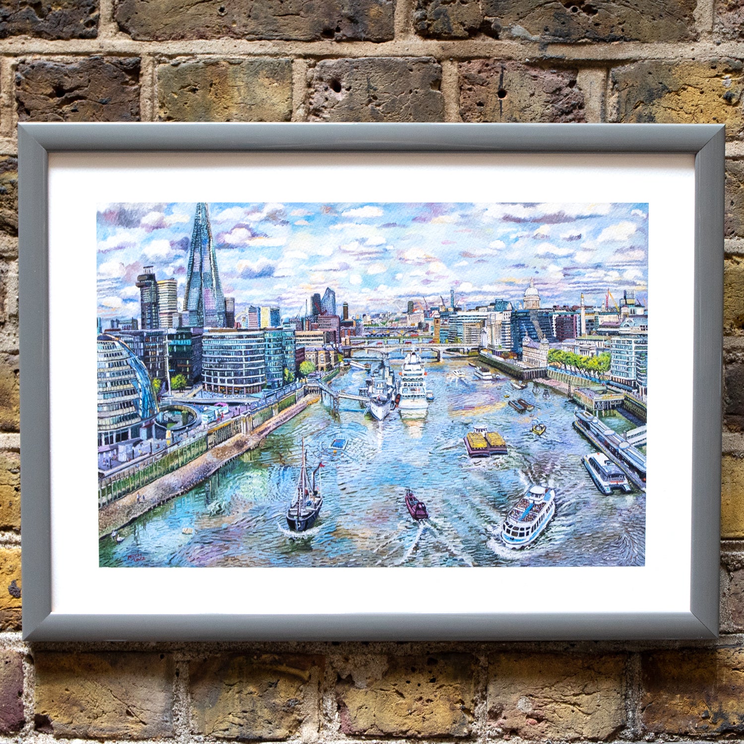 Melissa Scott-Miller A Bridge With A View Print - Tower Bridge Exclusive 2