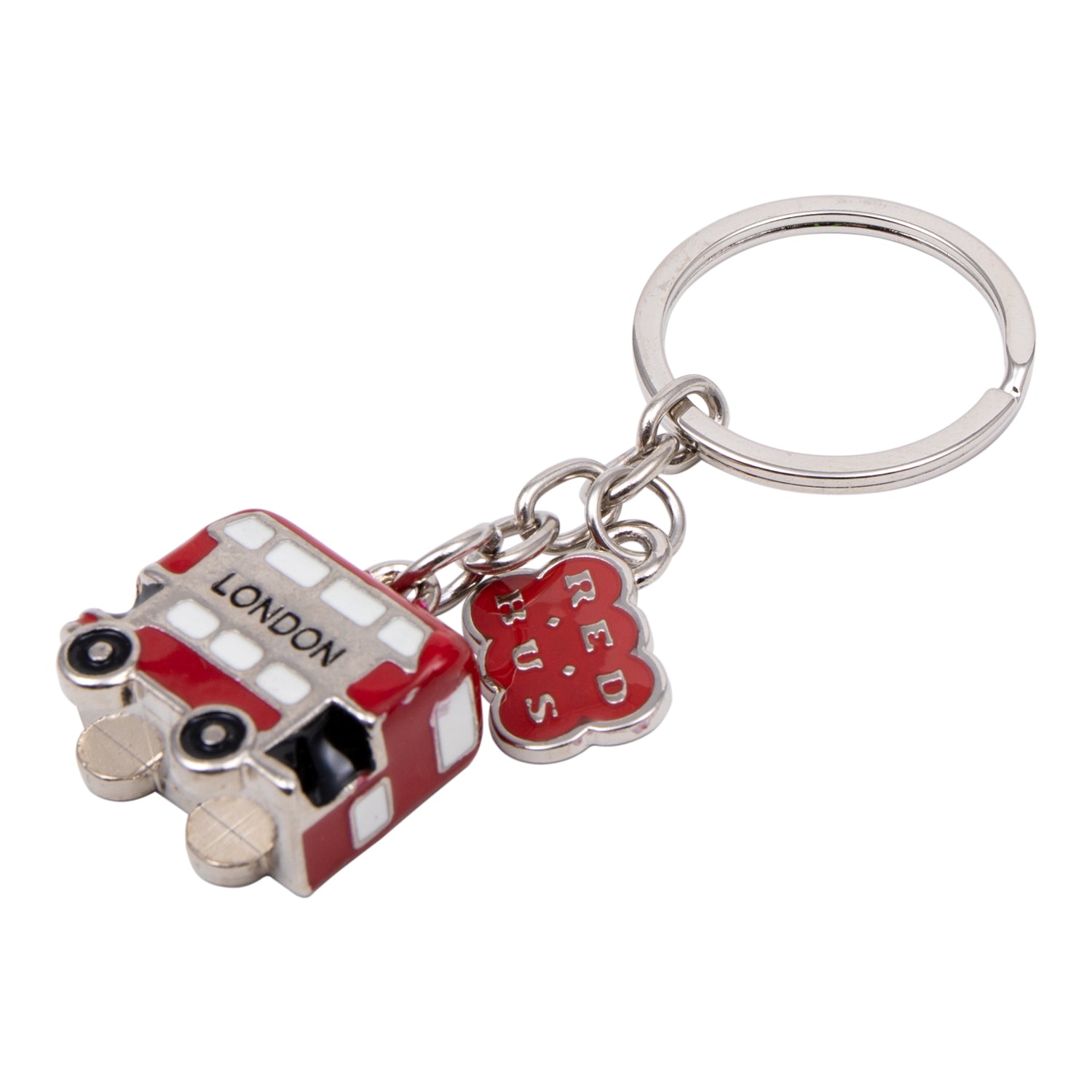 Red Bus Die Cast Charm Keyring 2