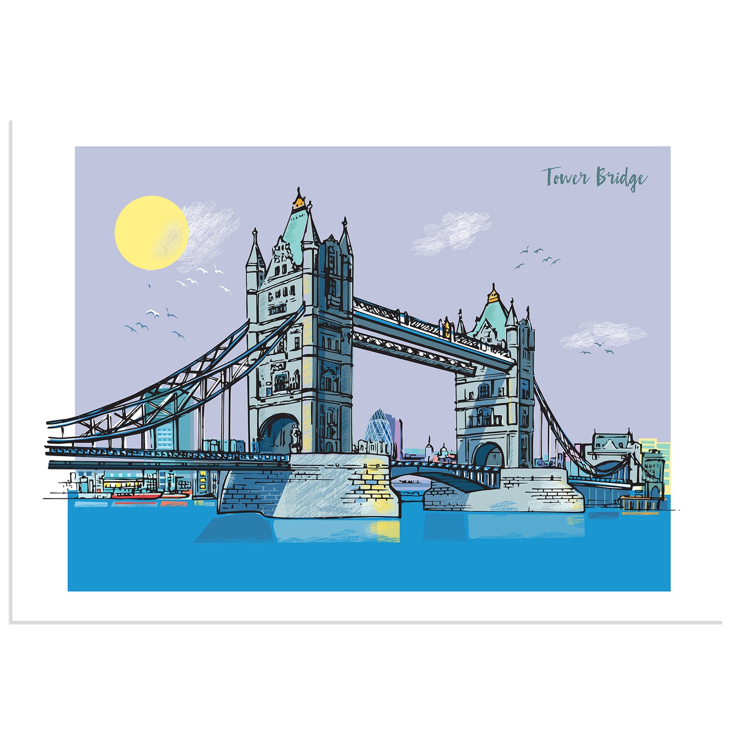 Rocket68 Tower Bridge A4 Print