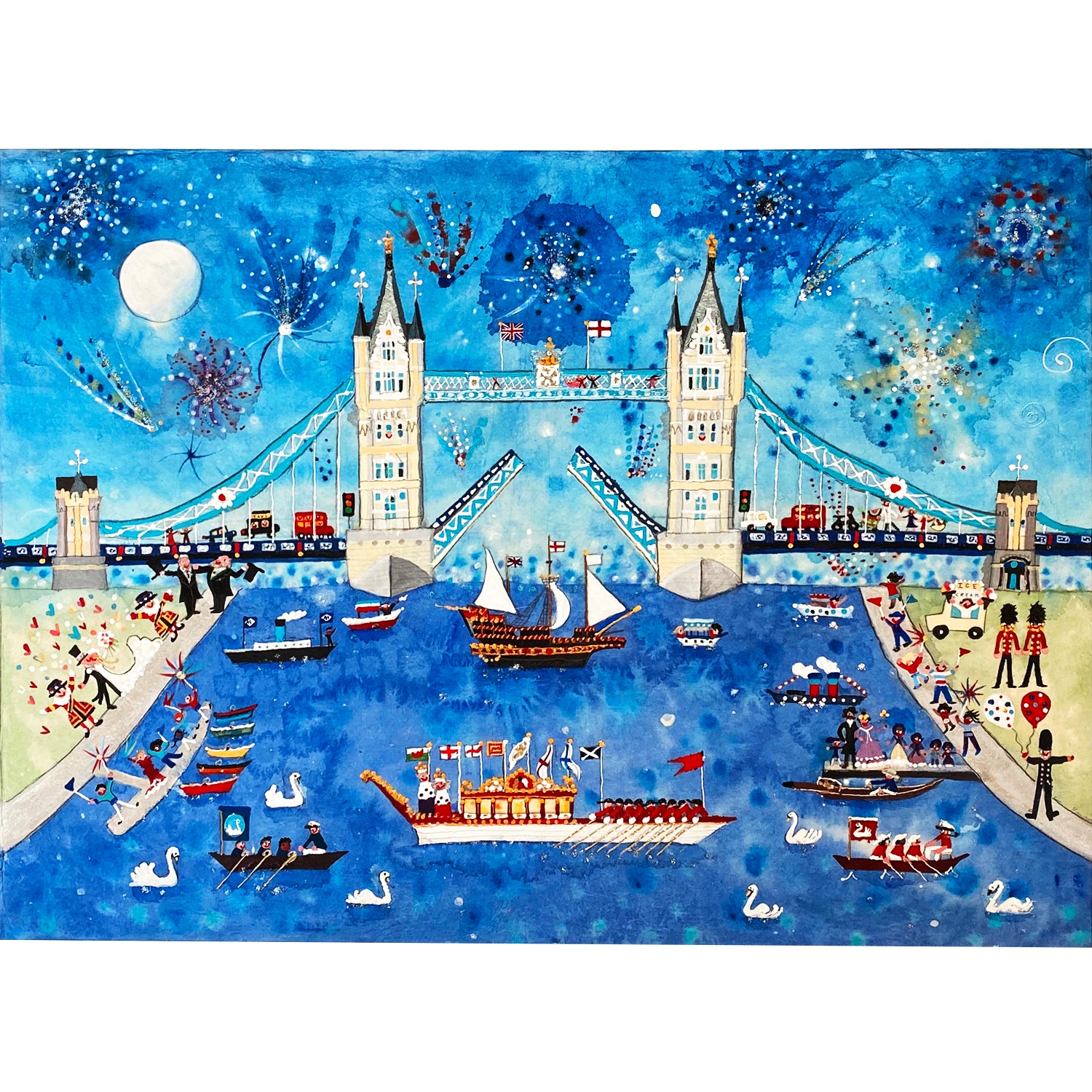 Lucy Loveheart The Wonder Bridge Art Print - Limited Edition