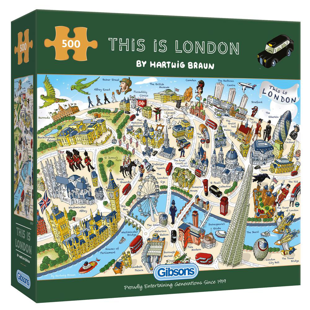 Gibsons This Is London 500 Piece Puzzle 1