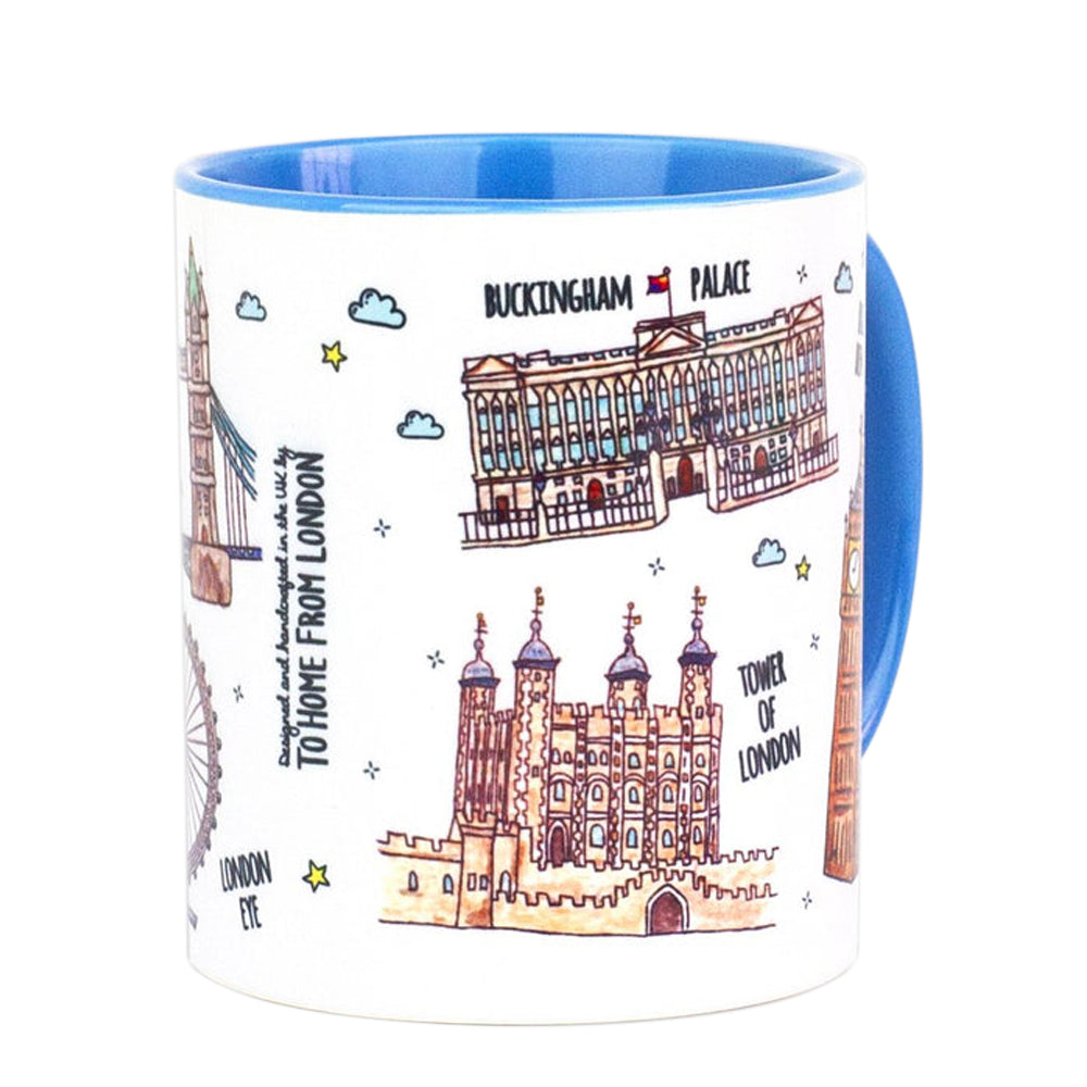 To Home From London Mug - London Landmarks 2