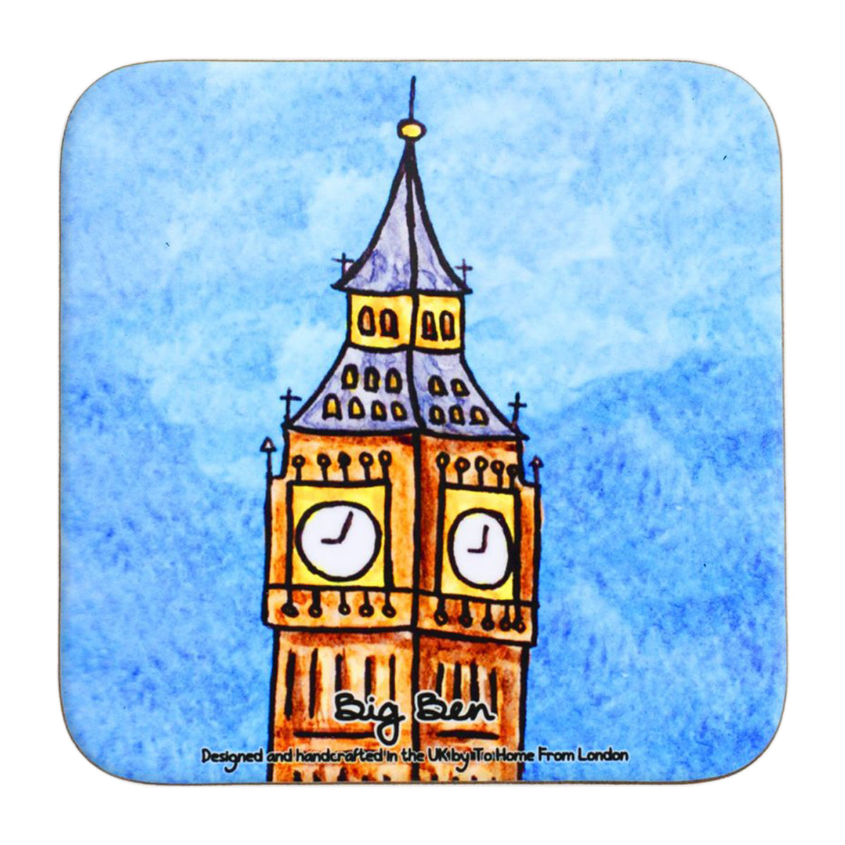 To Home From London Magnetic Coaster - Big Ben