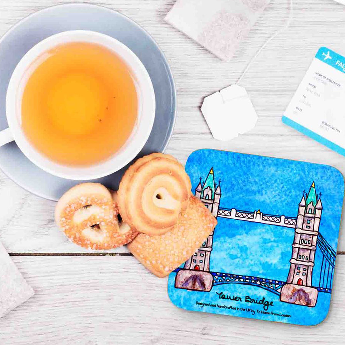 To Home From London - Magnetic Coaster - Tower Bridge