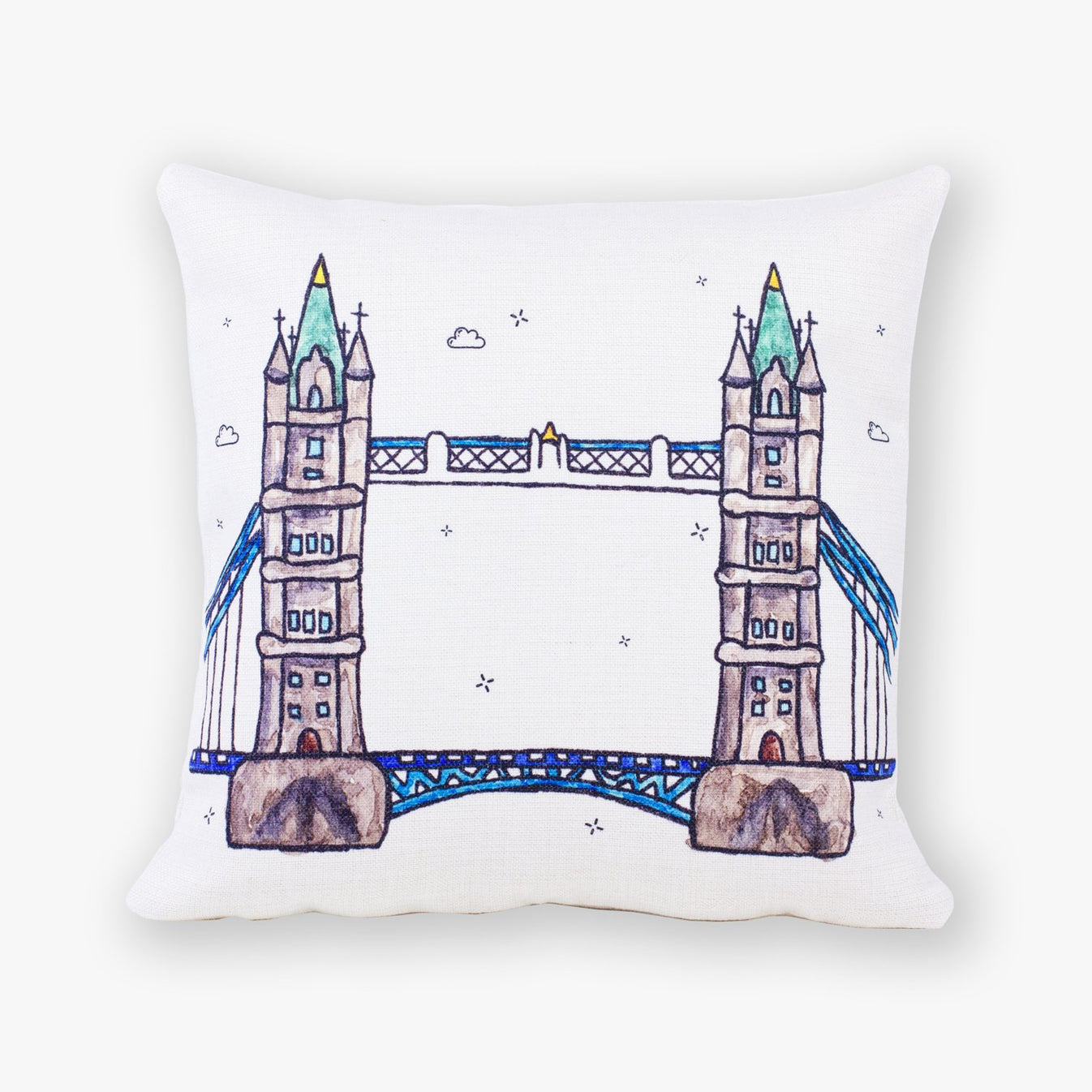 To Home From London Tower Bridge Cushion Cover