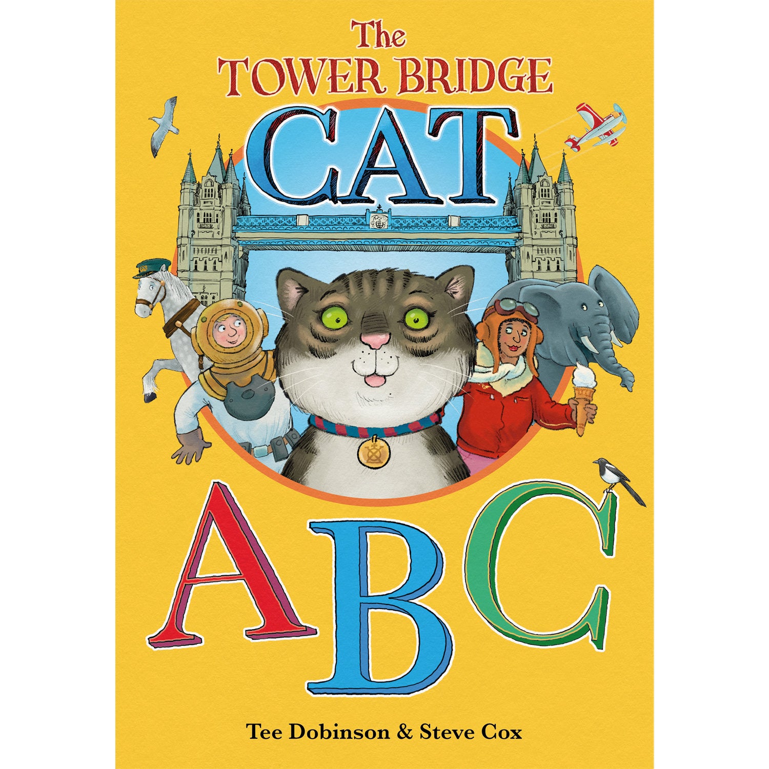 The Tower Bridge Cat ABC - Alphabet Book - Front Cover