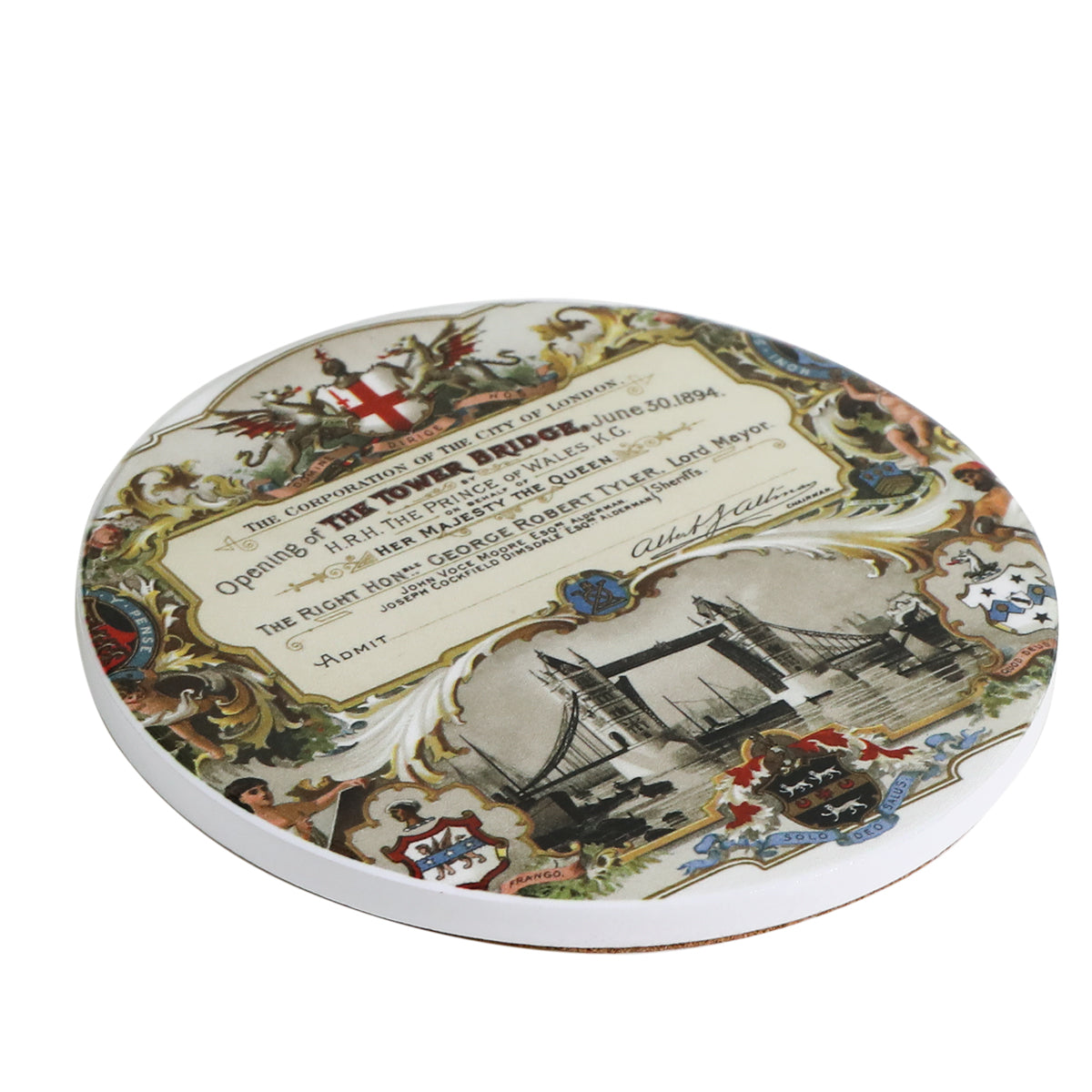 Tower Bridge Invitation Coaster