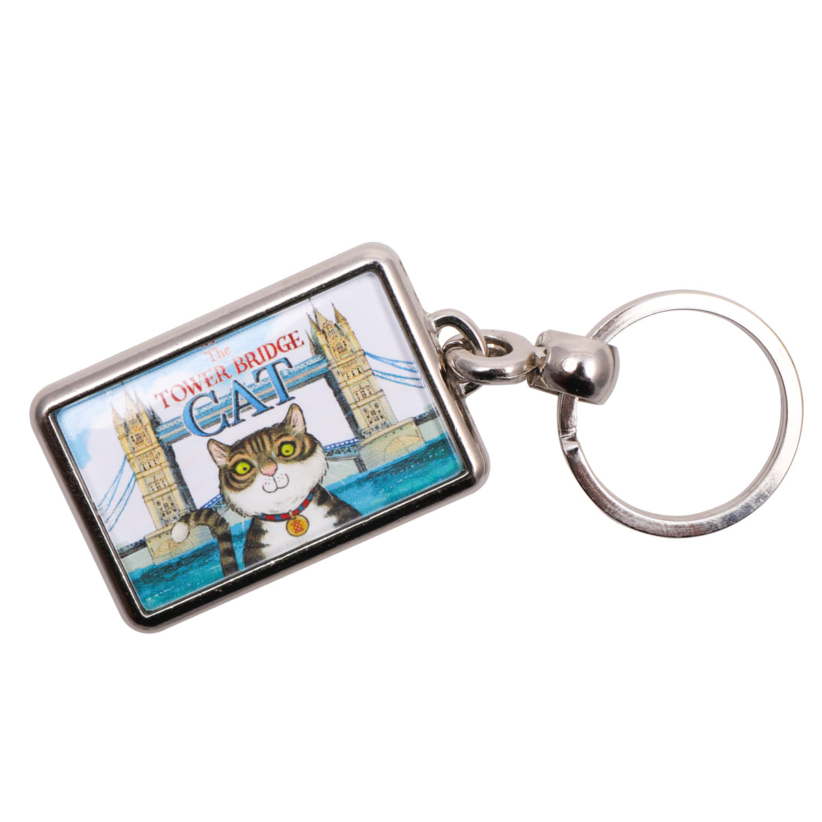 The Tower Bridge Cat Keyring