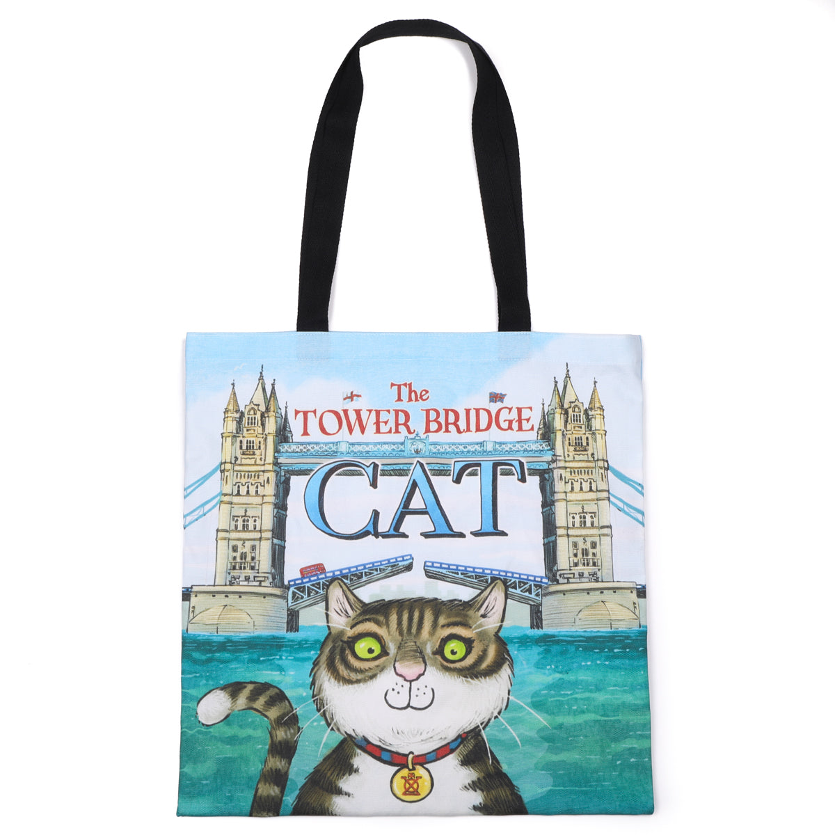 Tower Bridge Cat Tote Bag