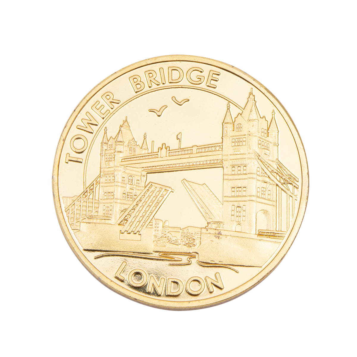 Tower Bridge Engine Room Gold Medal Coin 3
