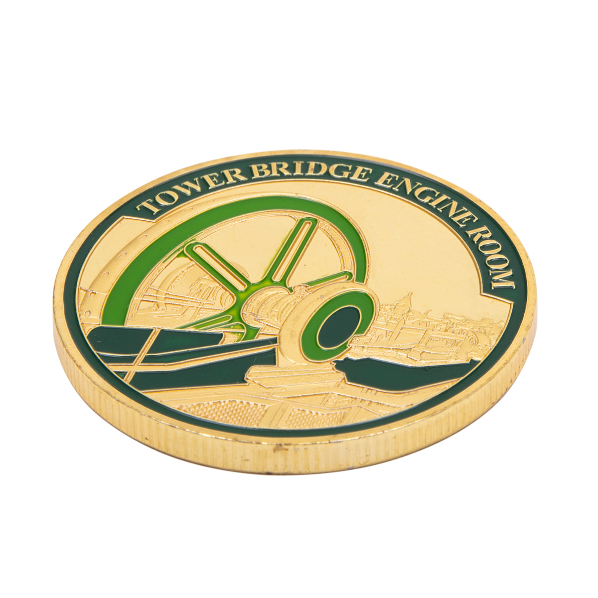 Tower Bridge Engine Room Gold Medal Coin 1