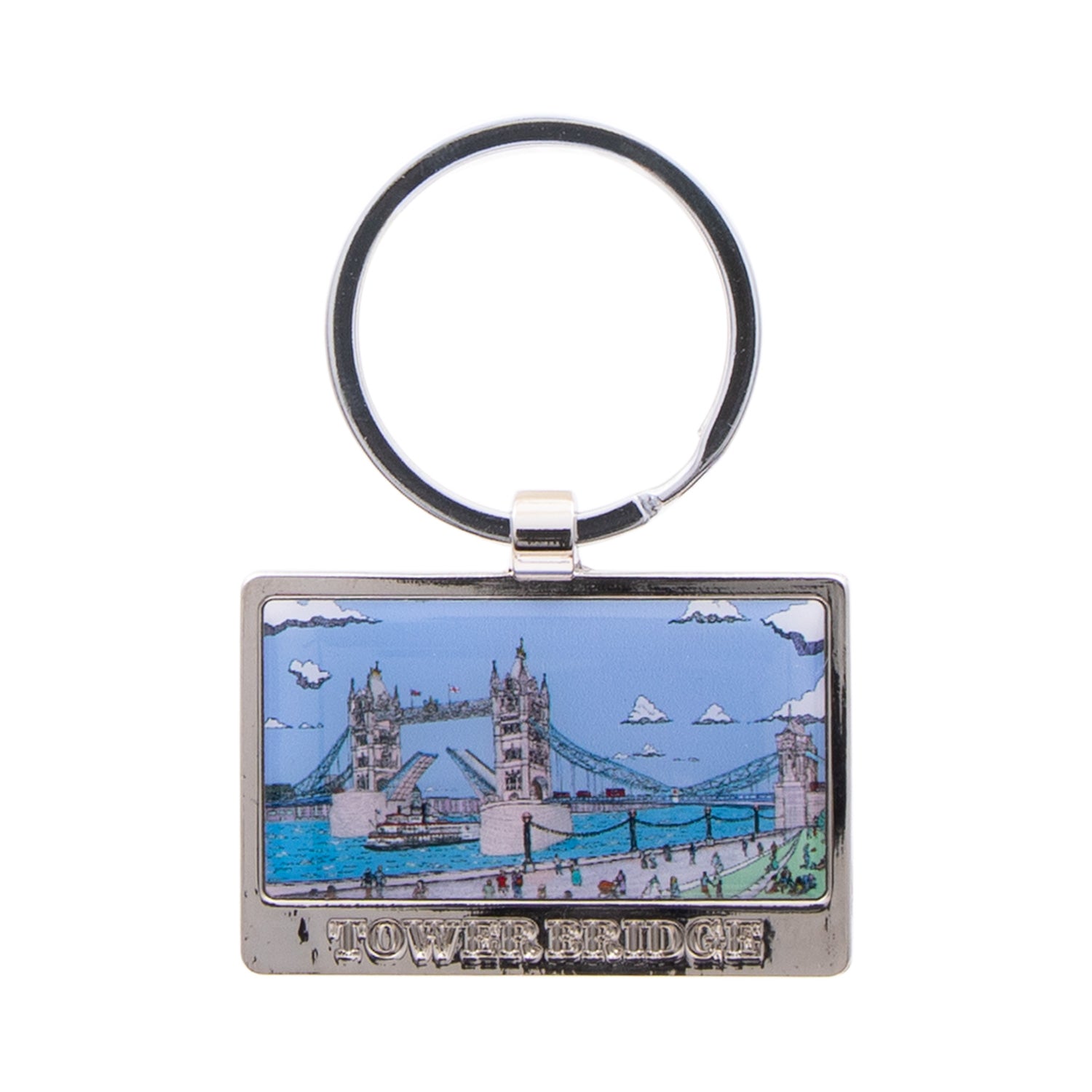 Tower Bridge Illustration Keyring 1