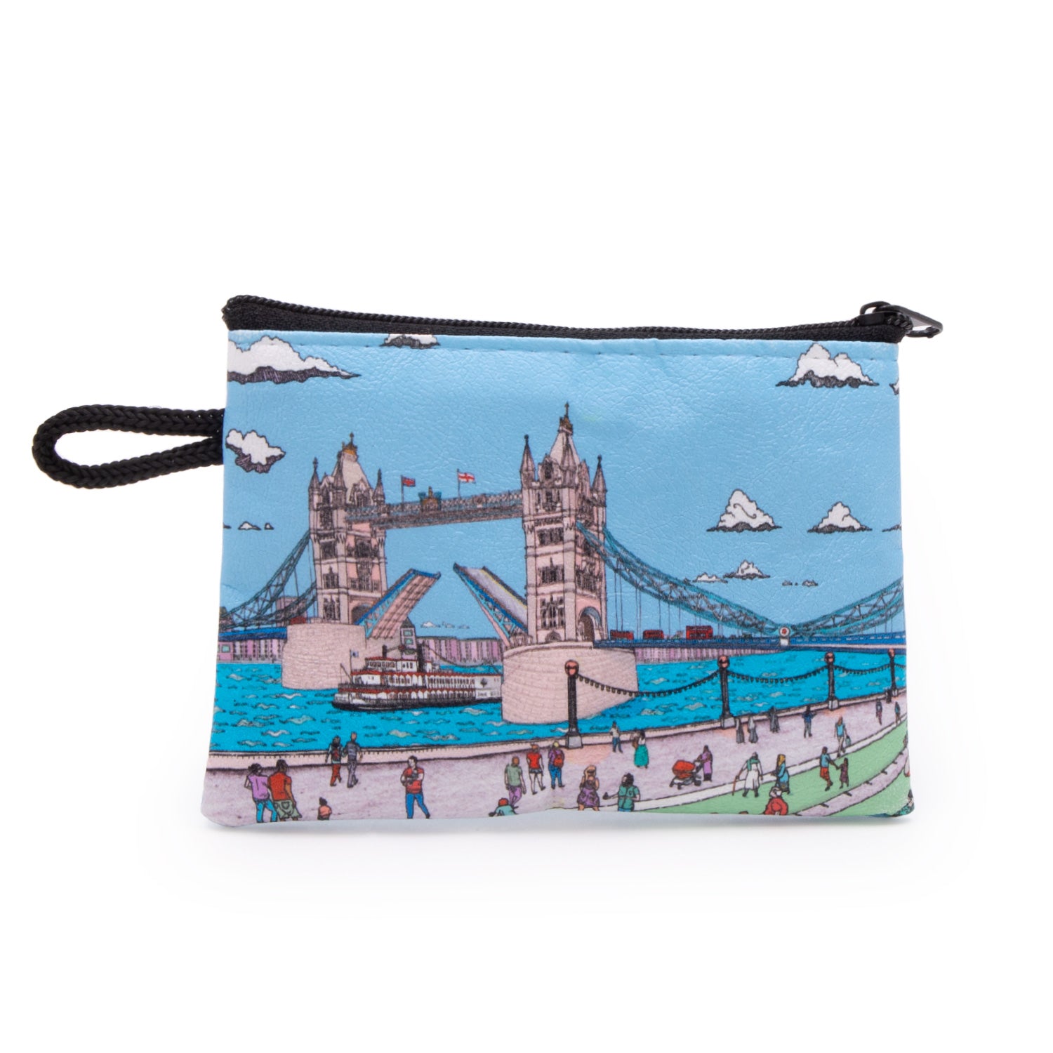 Tower Bridge Illustration Bamboo Purse 1