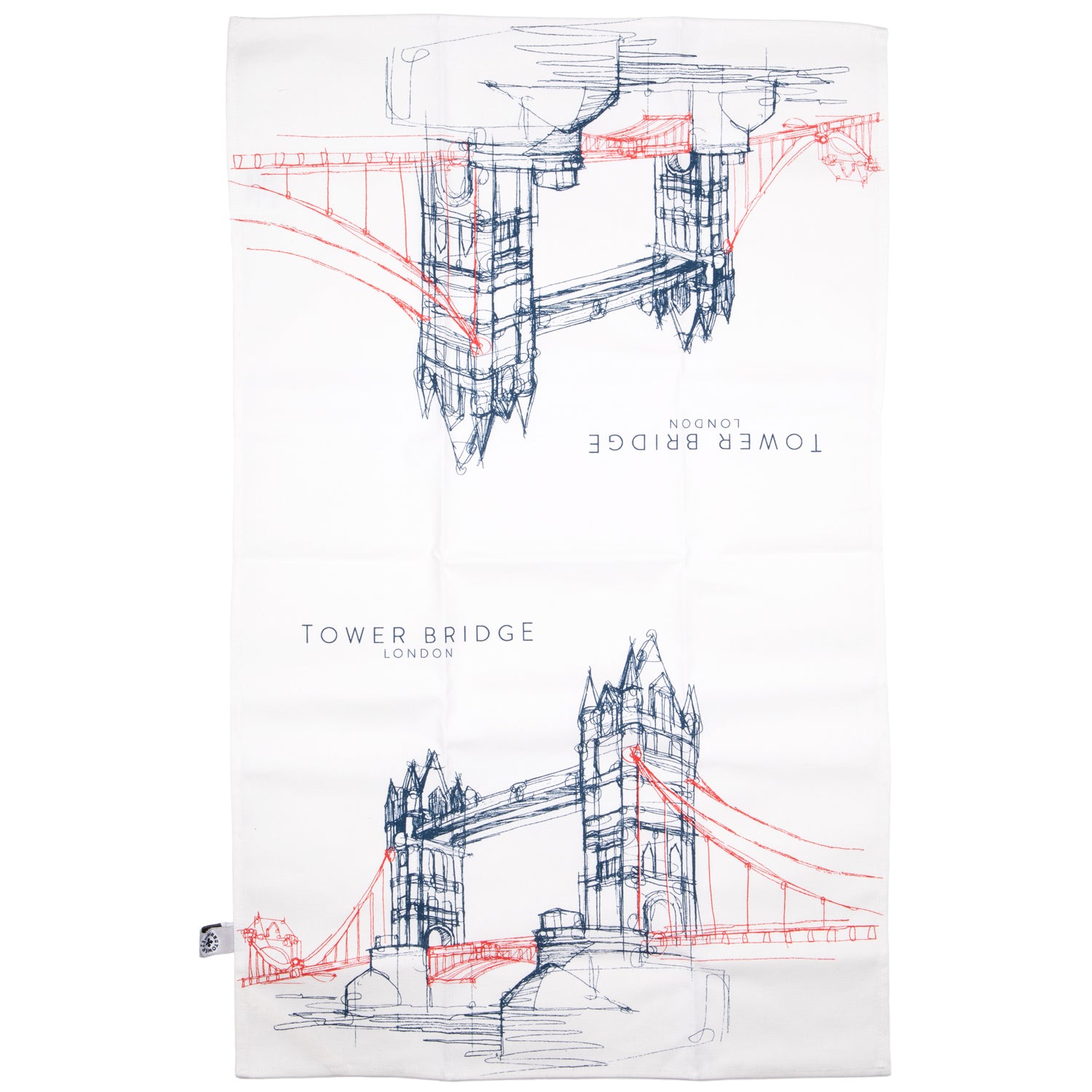 Tower Bridge Line Tea Towel 1